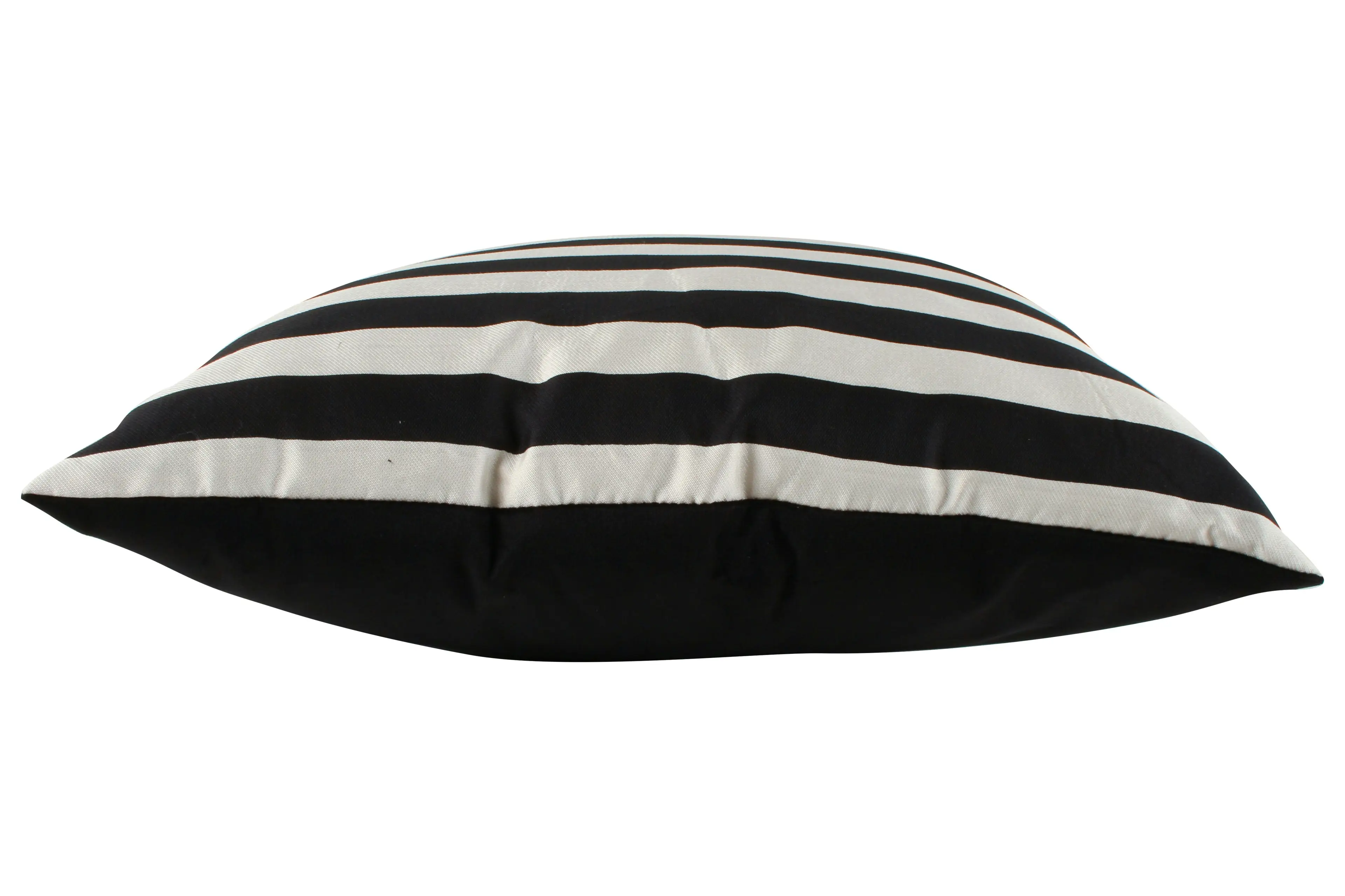 Black Jacquard Stripe Cushion 45X45cm