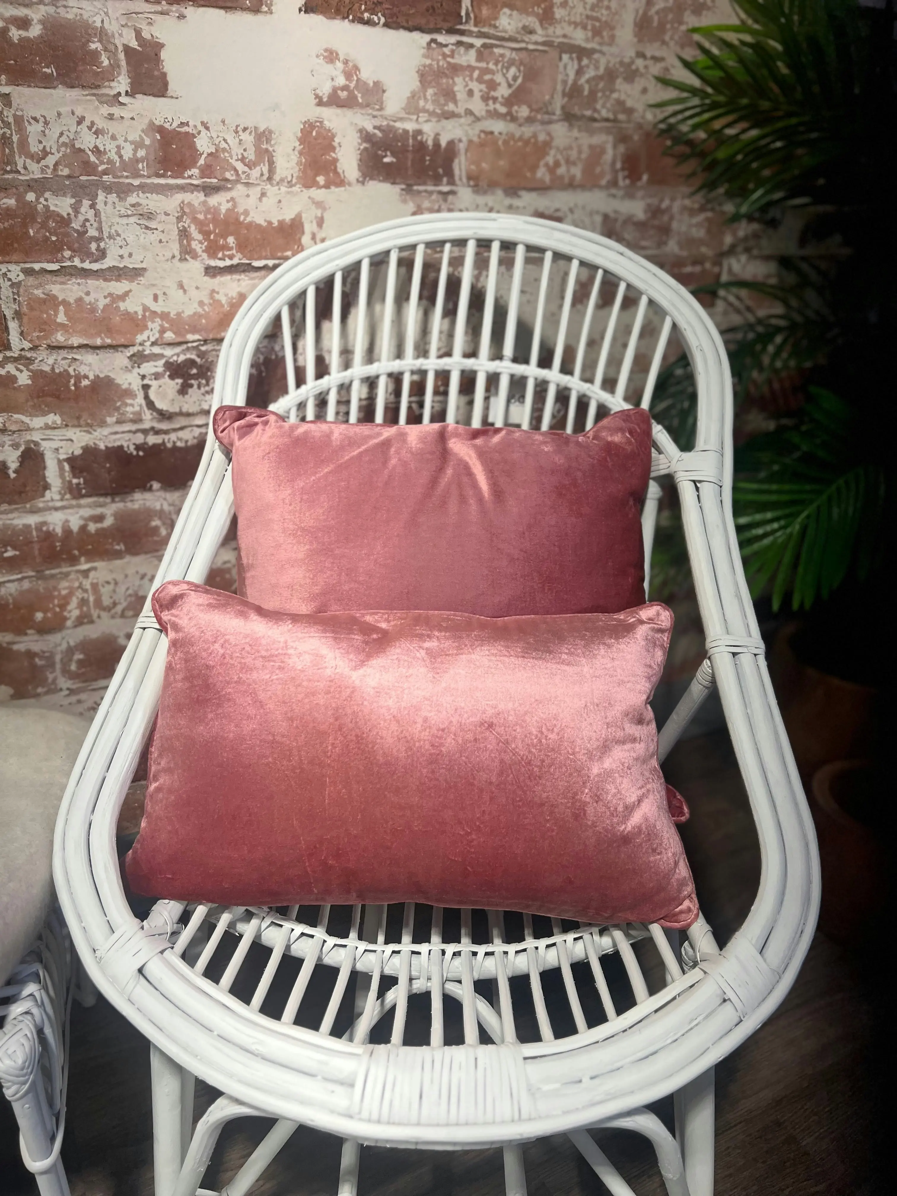 Pink Velvet Cushion 50 x 50cm