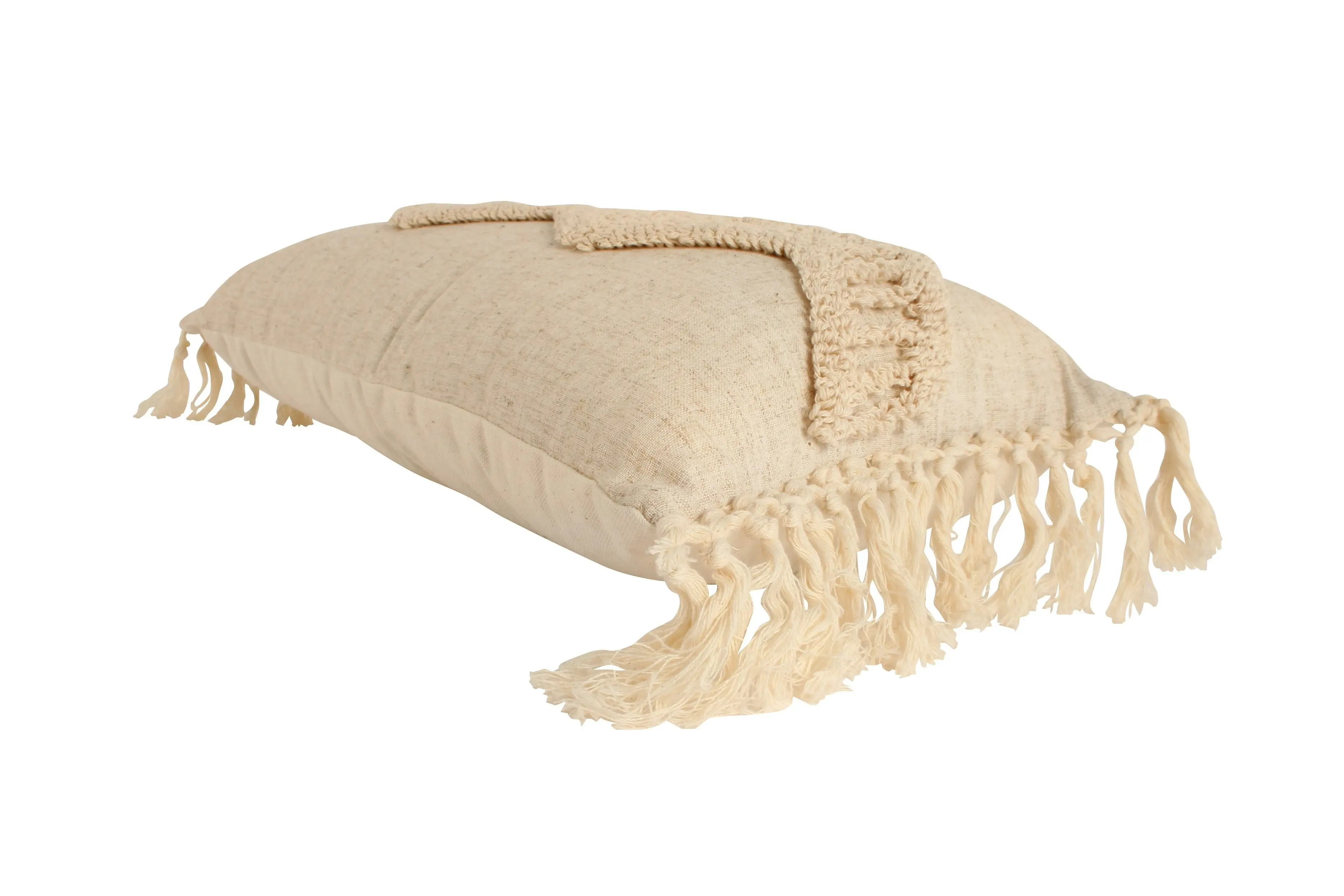 Kylen Fringed Cushion 50 x 30 cm