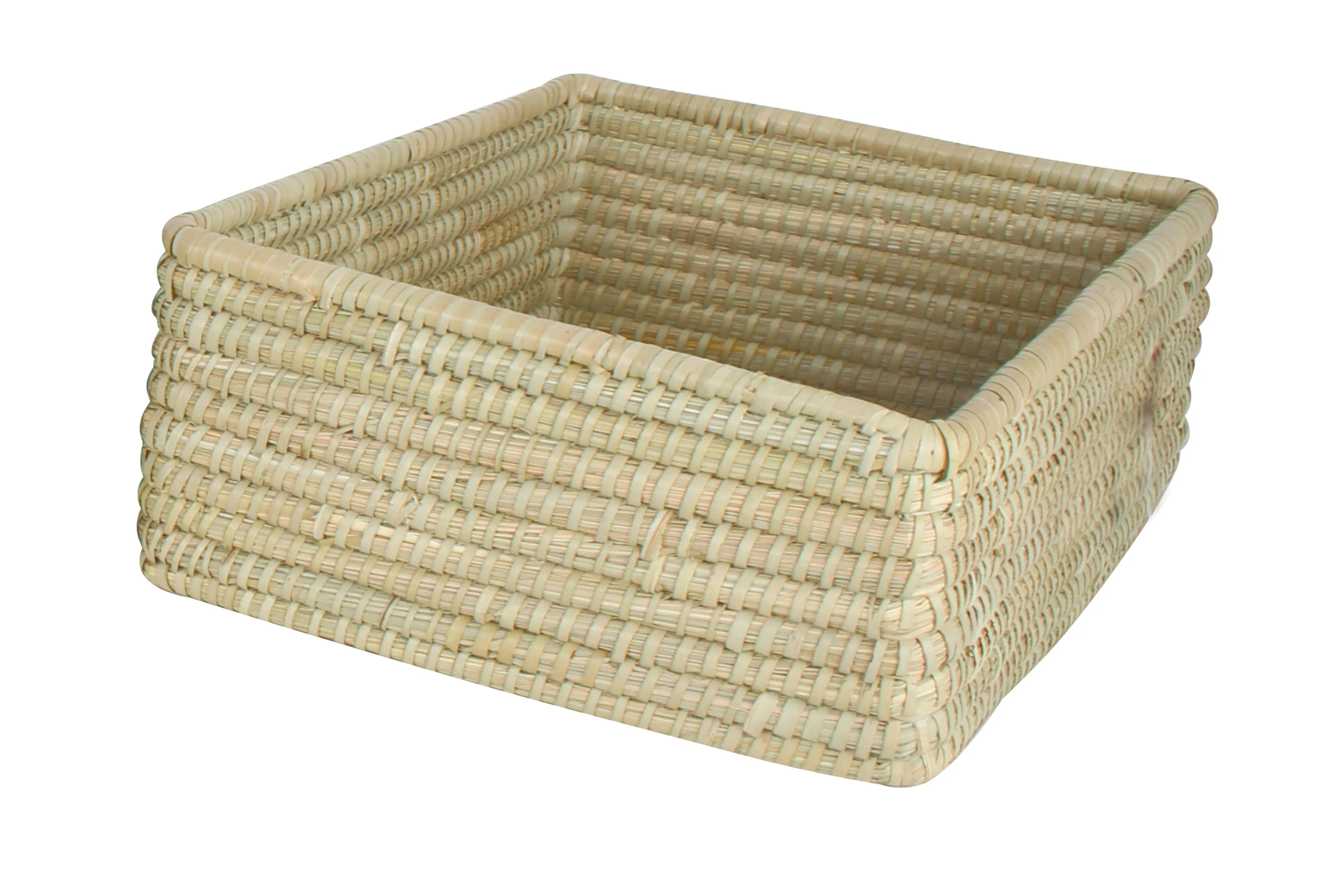 Macquarie Set Of 3 Palm Leaf Rectangle Baskets