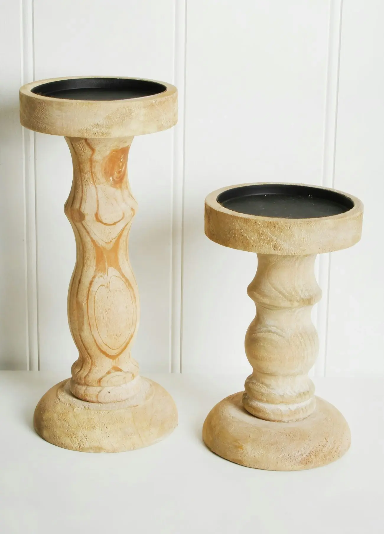 Idra Wooden Candle Holder 32 x 14 x 14cm