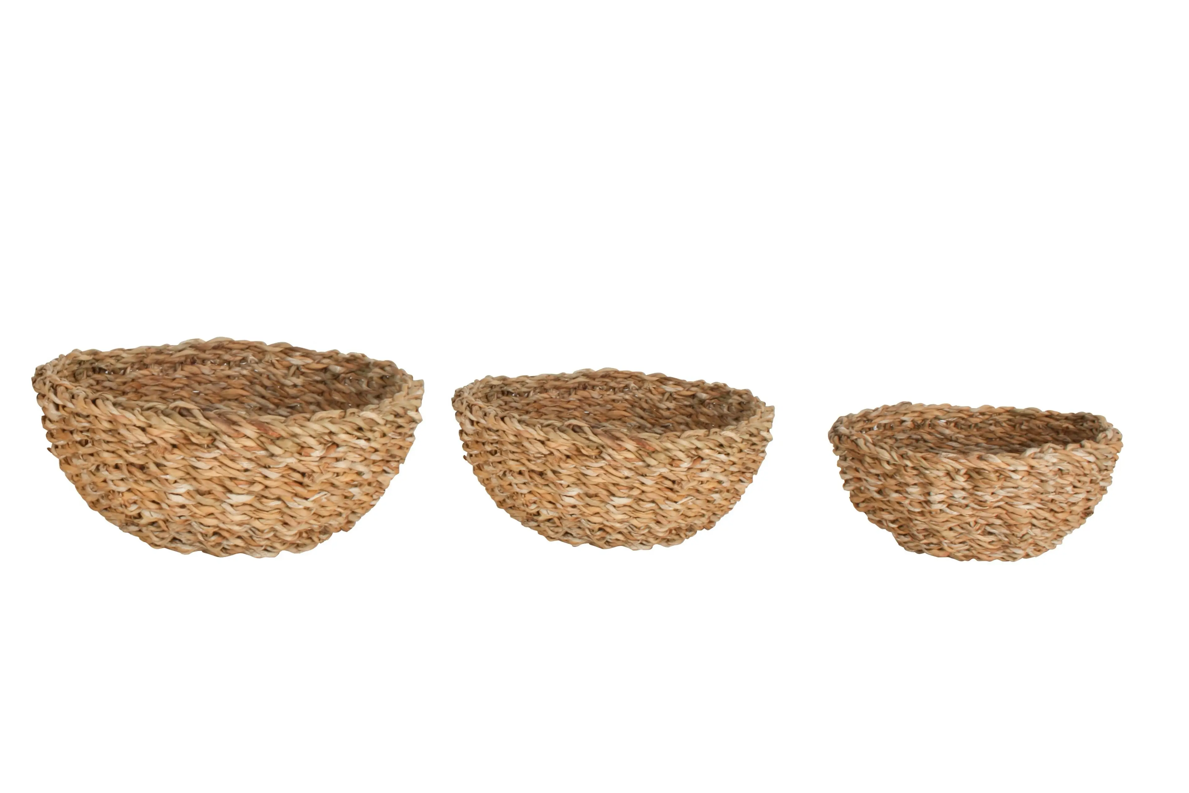 Yeppoon Set Of 3 Seagrass Round Bowl