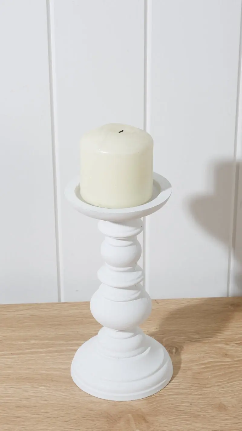 20cm Kelli Candle Holder White