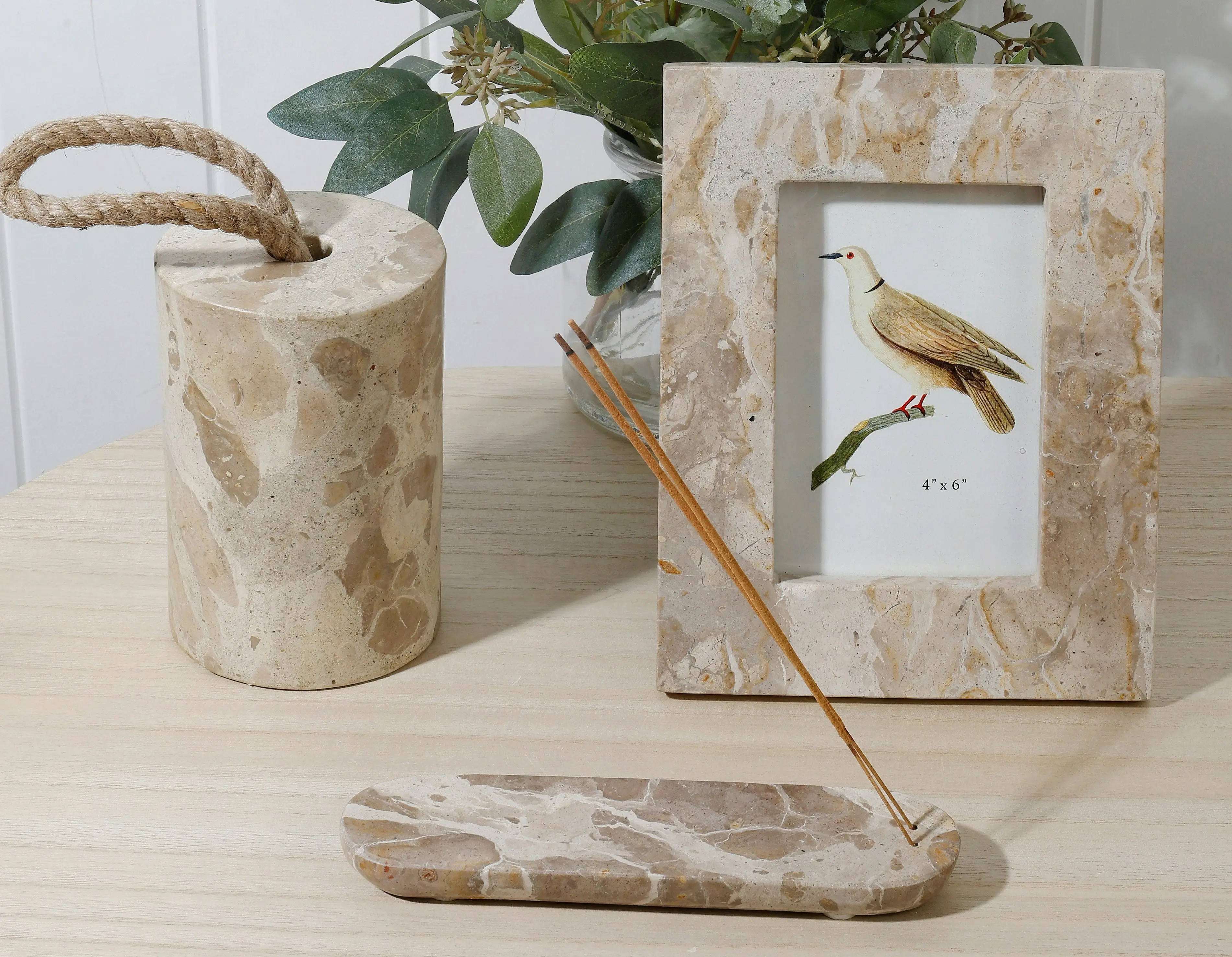 Lilet Marble Incense Stick Holder 20cm