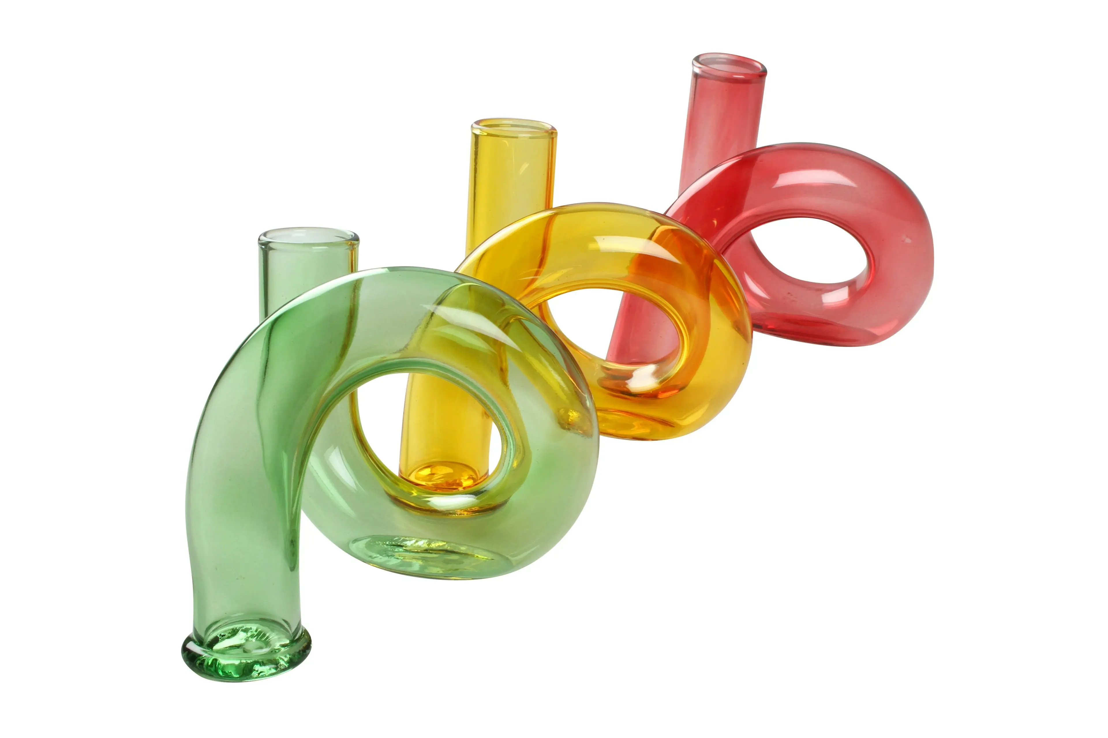 Atticus Tubular Glass Vase 13 x 13cm