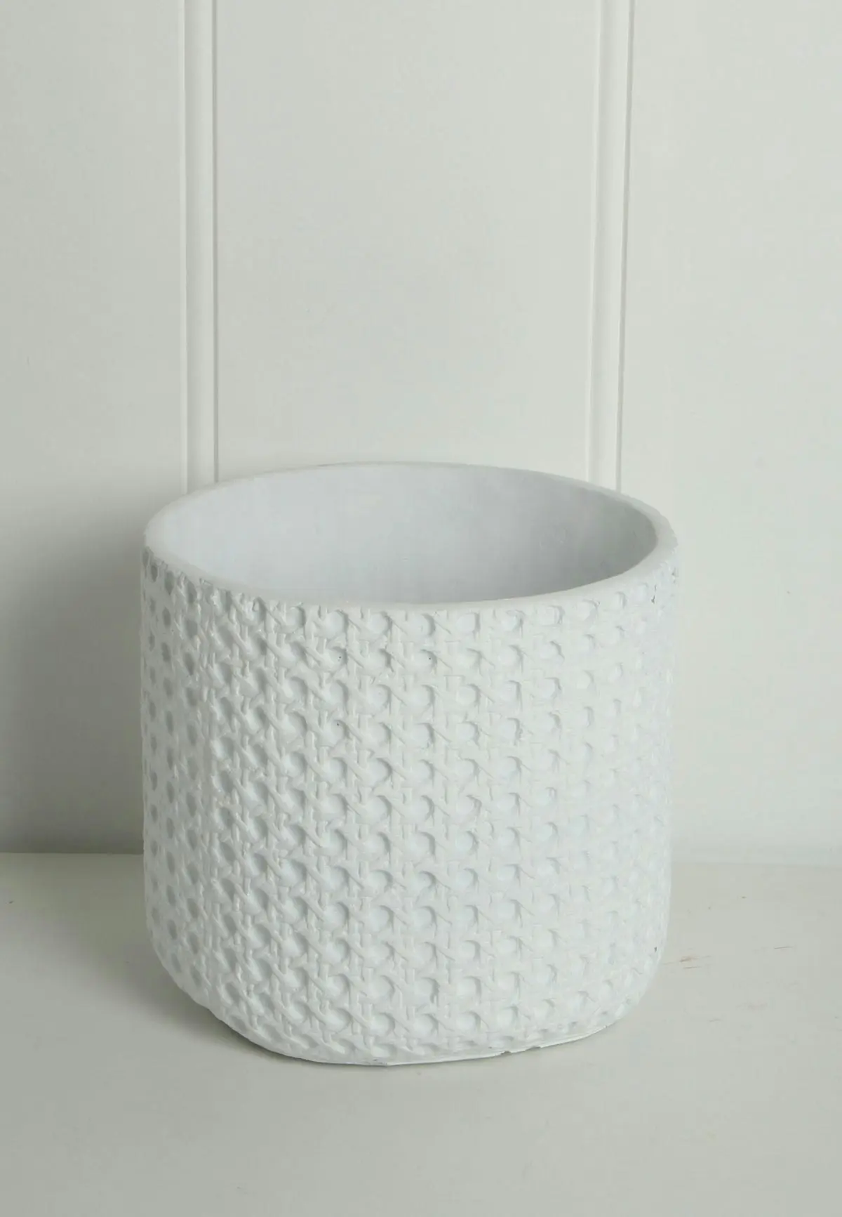 Henry Textured Cement Pot 18 x 17cm