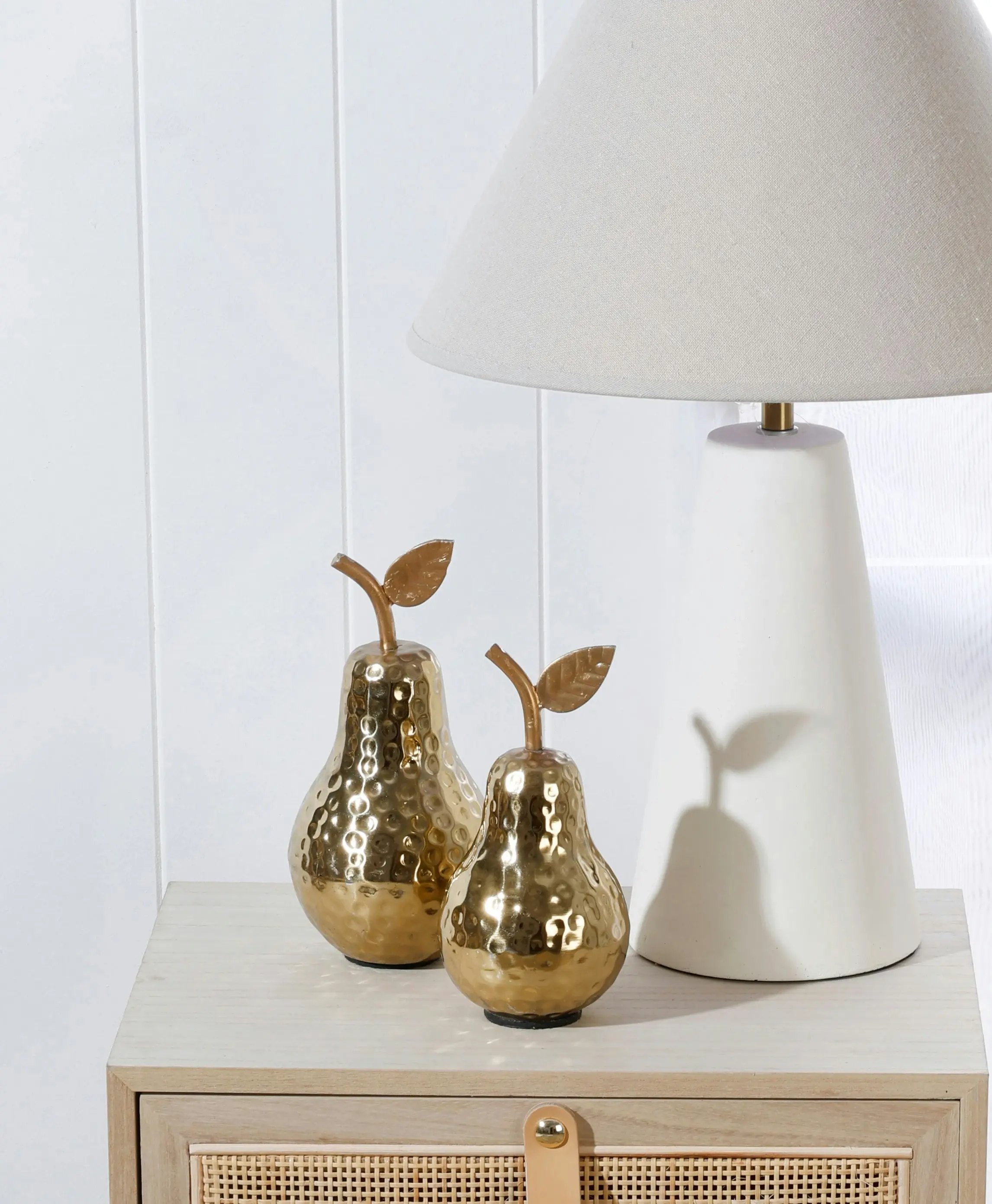 Gold Pear Decor 22 x 10 x 10cm