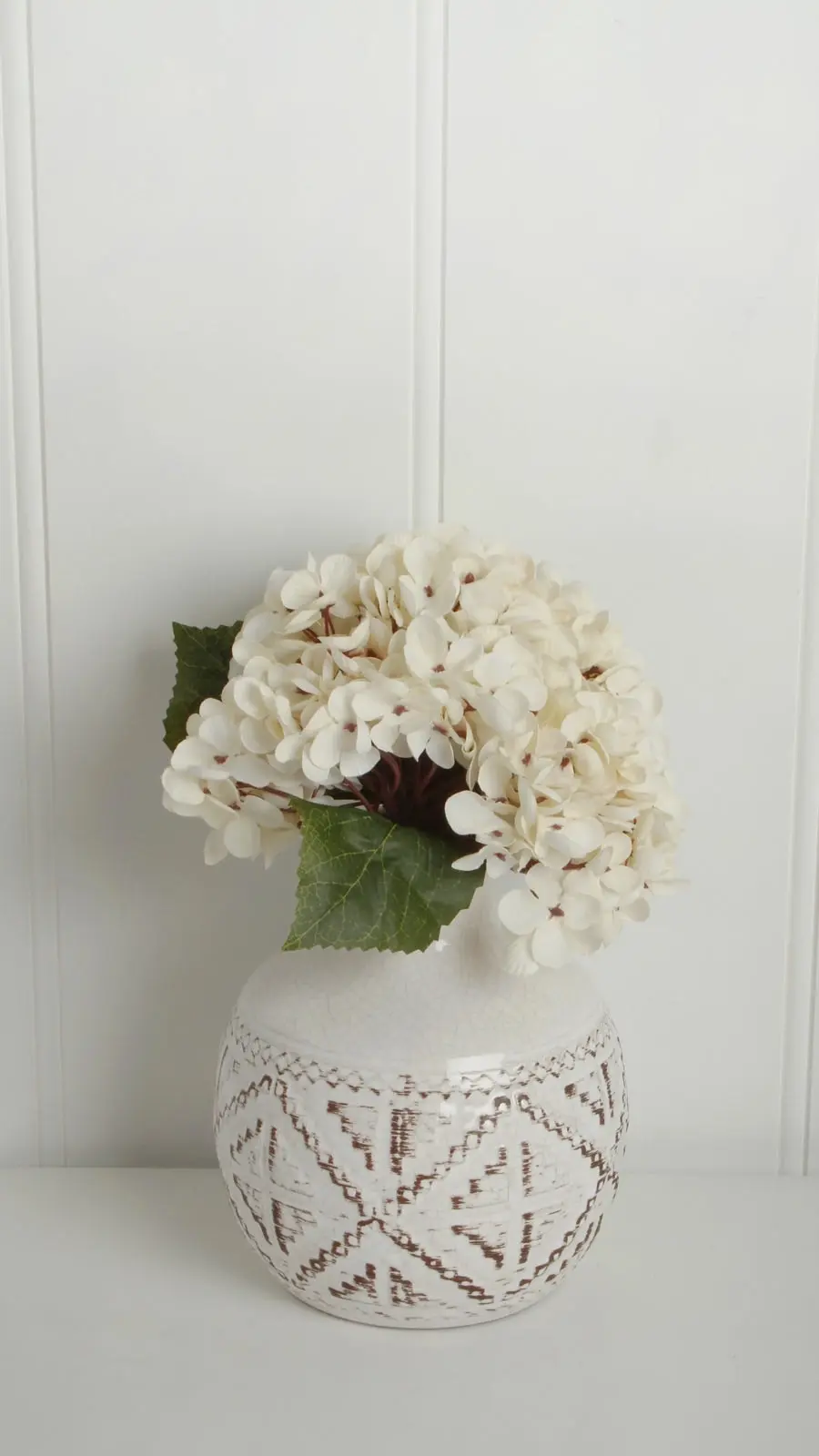 Hydrangea Bunch Cream 34 cm