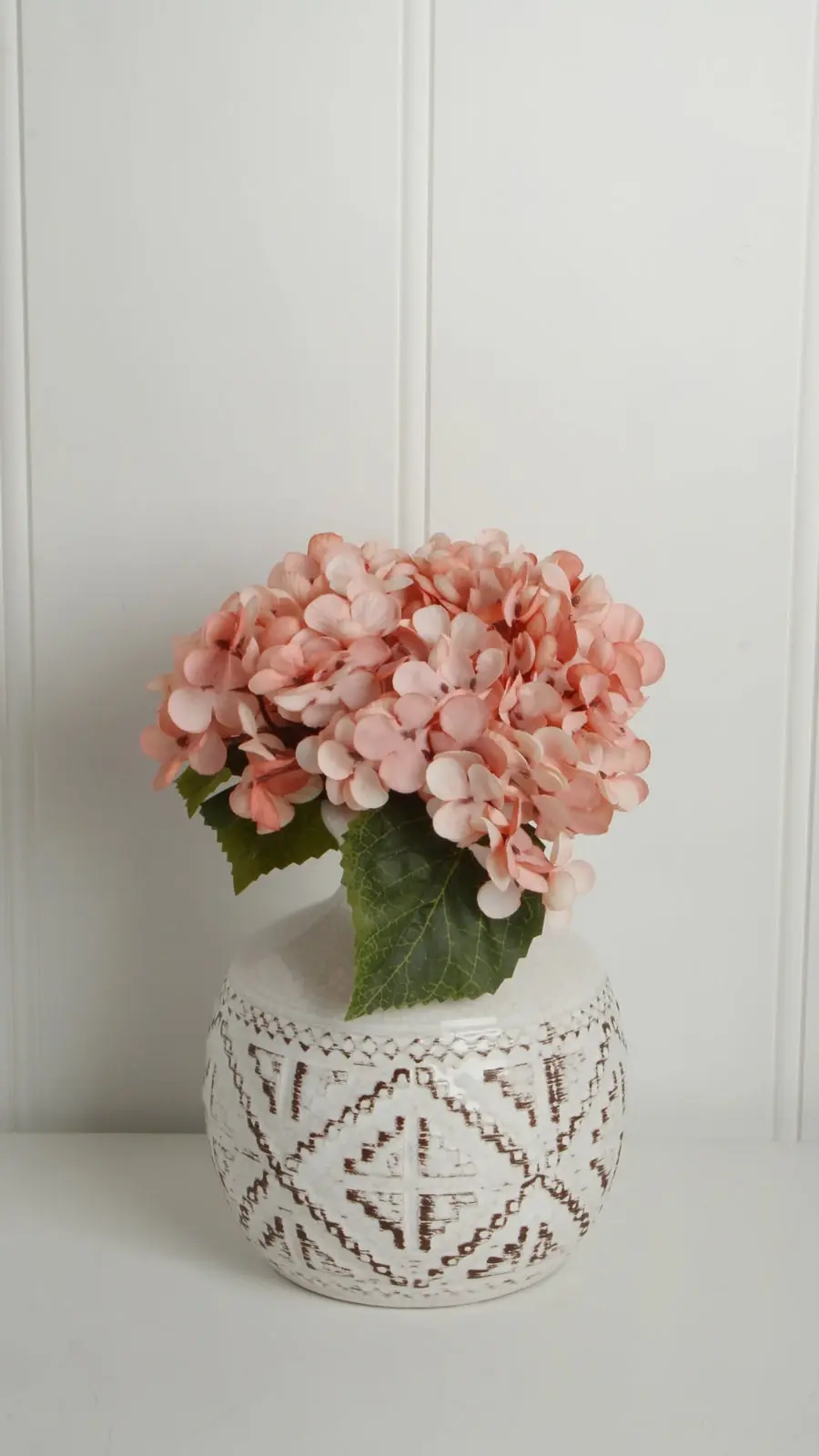 Hydrangea Bunch Peach 34 cm