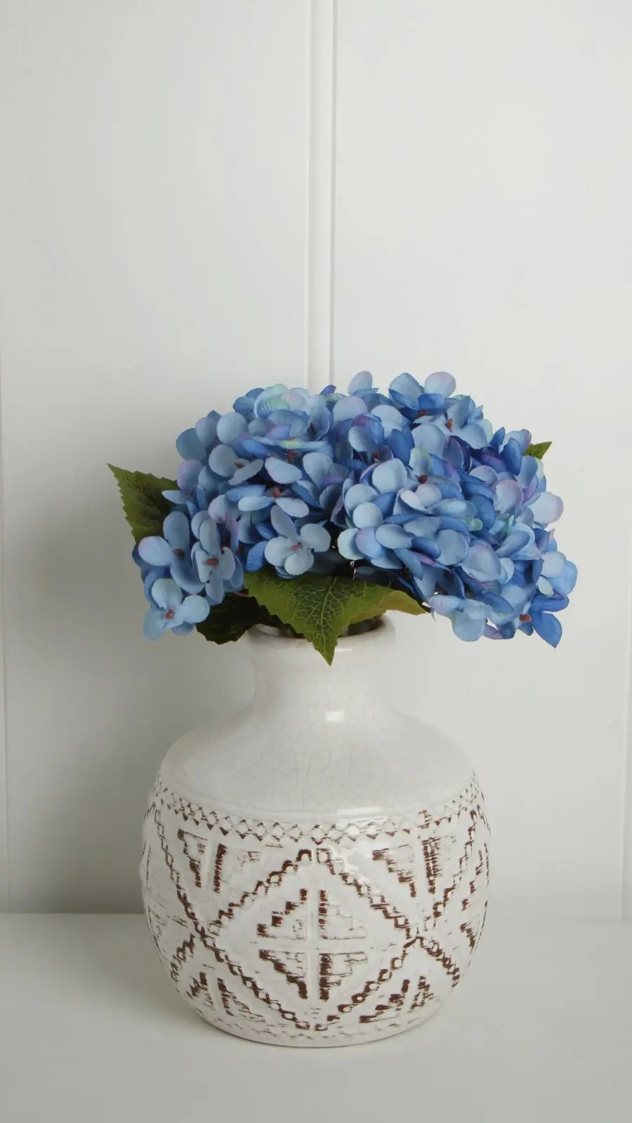 Hydrangea Bunch Blue 34 cm