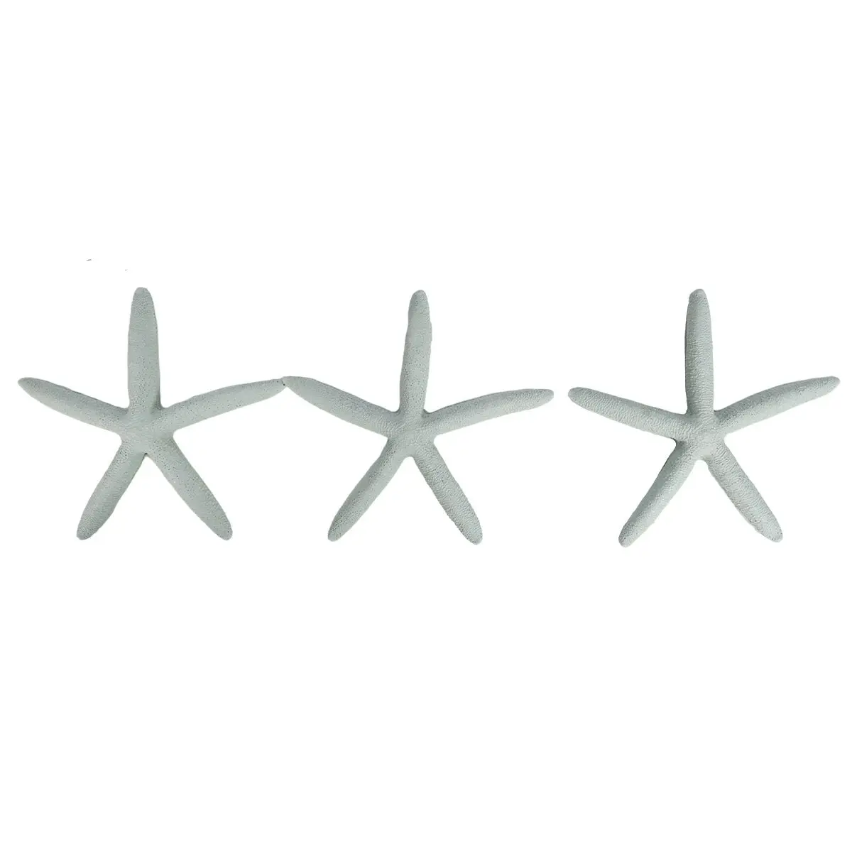 Resin Starfish Turquoise 3Pk 13 x 13 x 6cm