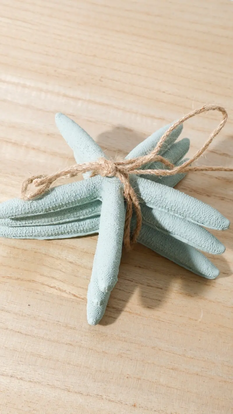 Resin Starfish Turquoise 3Pk 13 x 13 x 6cm