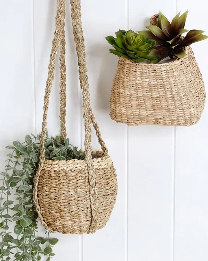 Zain Hanging Seagrass Basket