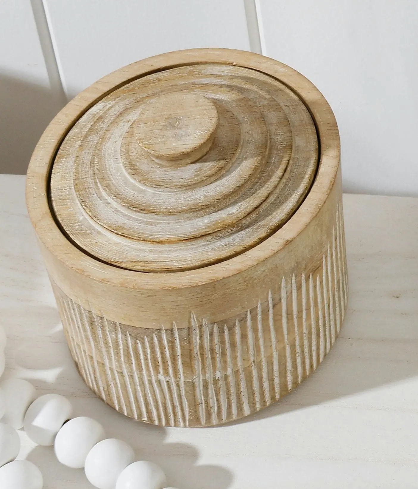 Cyrus Mango Wood Canister