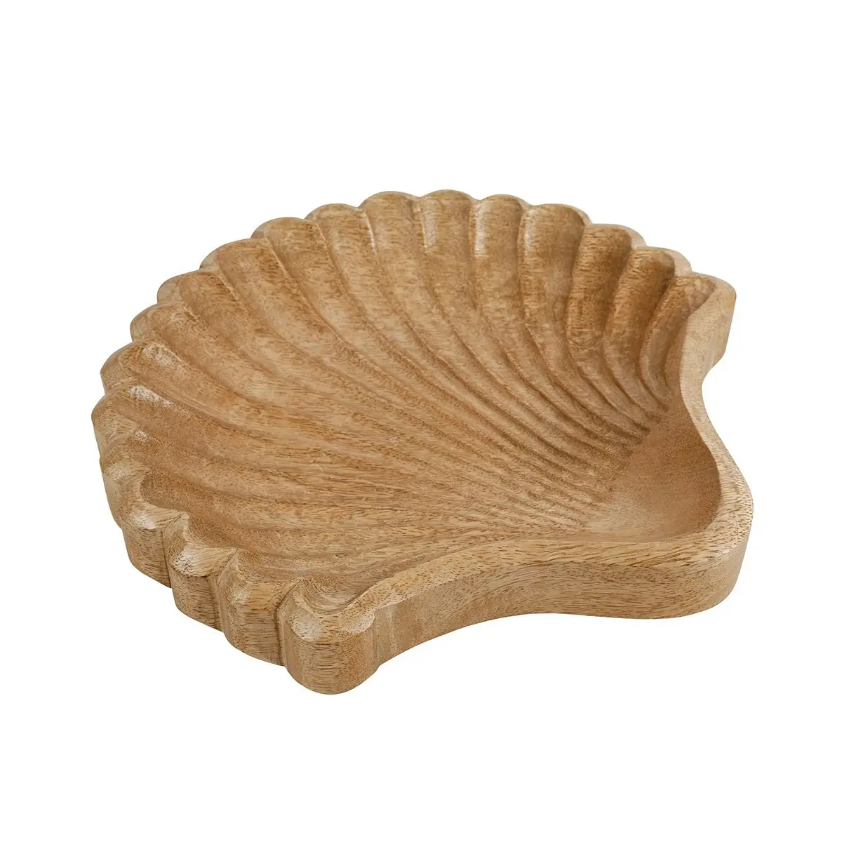 25cm Seven Seas Wooden Decorative  Seashell Tray