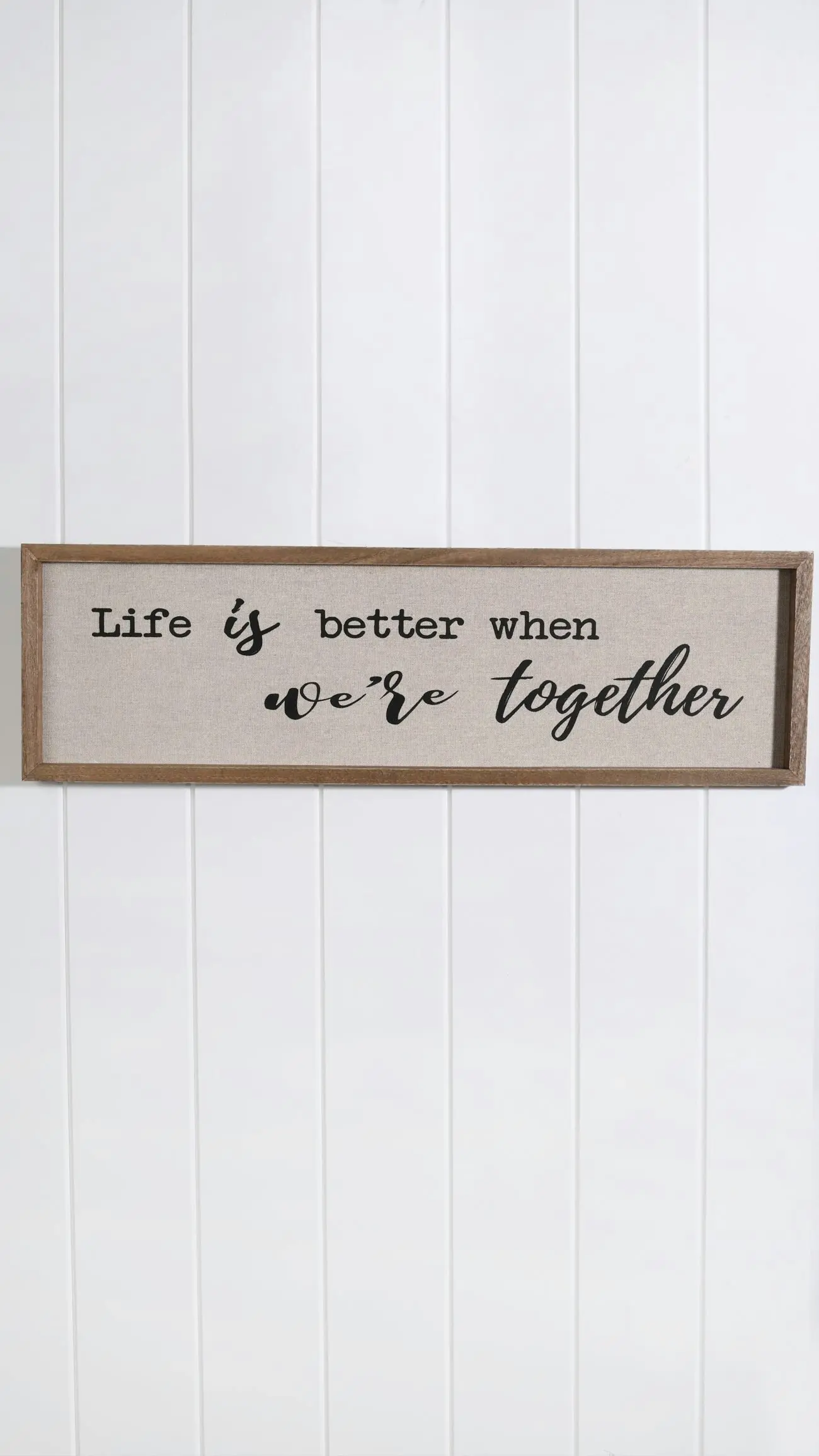 Delilah Collection Life Is Better Frame 60 x 18 x 3cm