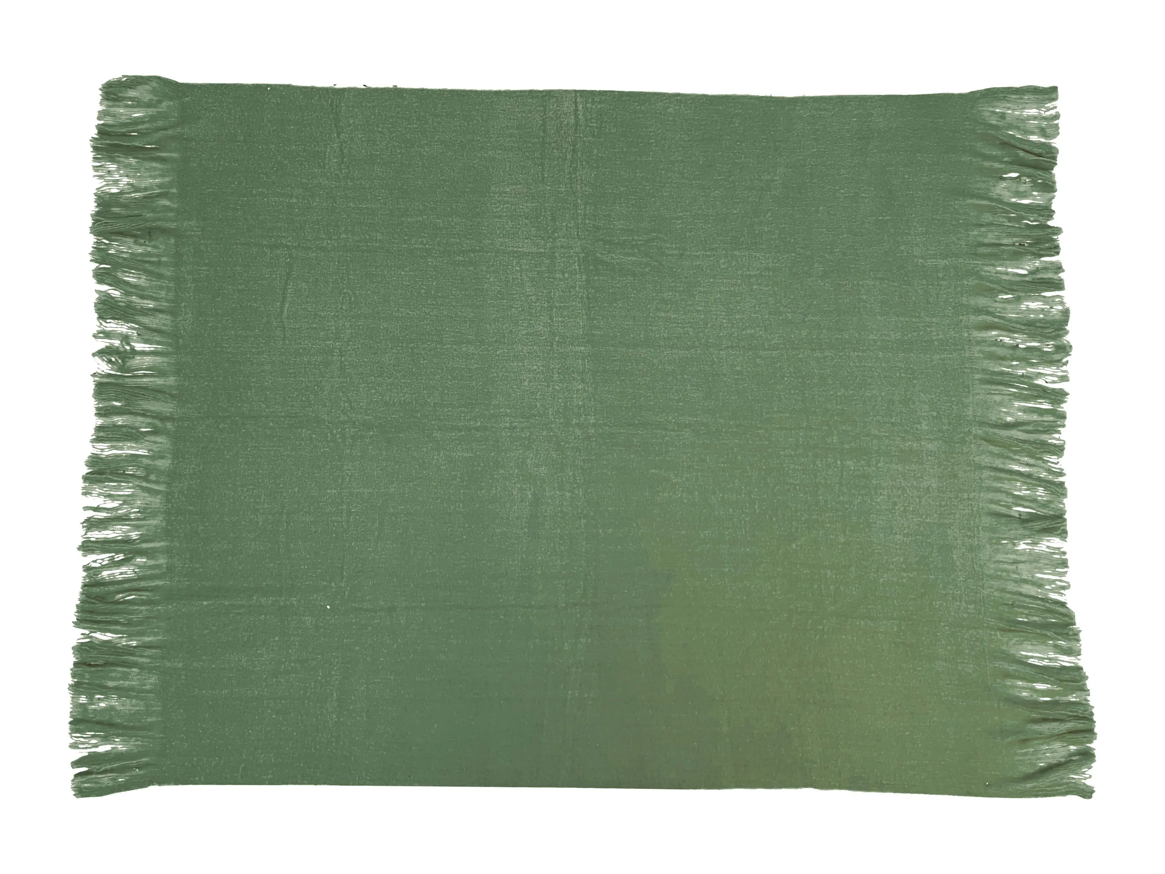 Maci Super Plush Throw Deep Sage