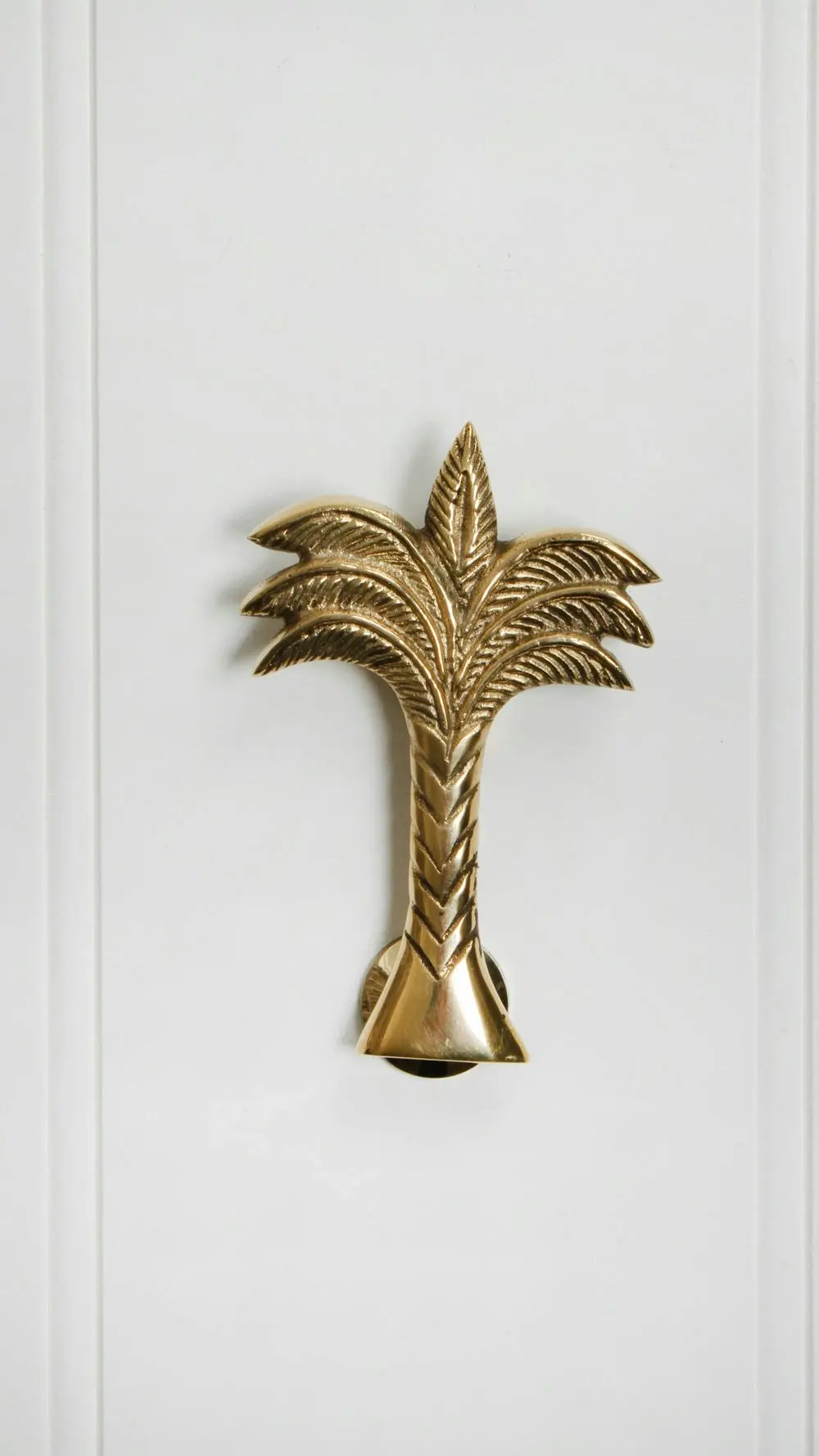 Belize Brass Palm Tree Door Knocker