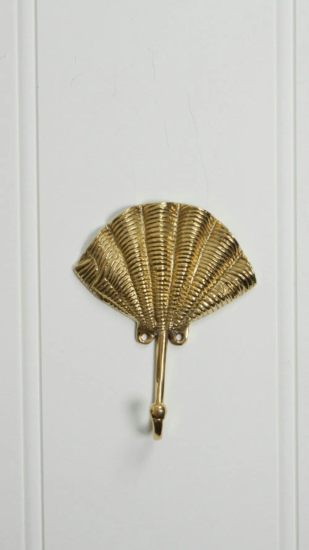 Belize Brass Shell Wall Hook