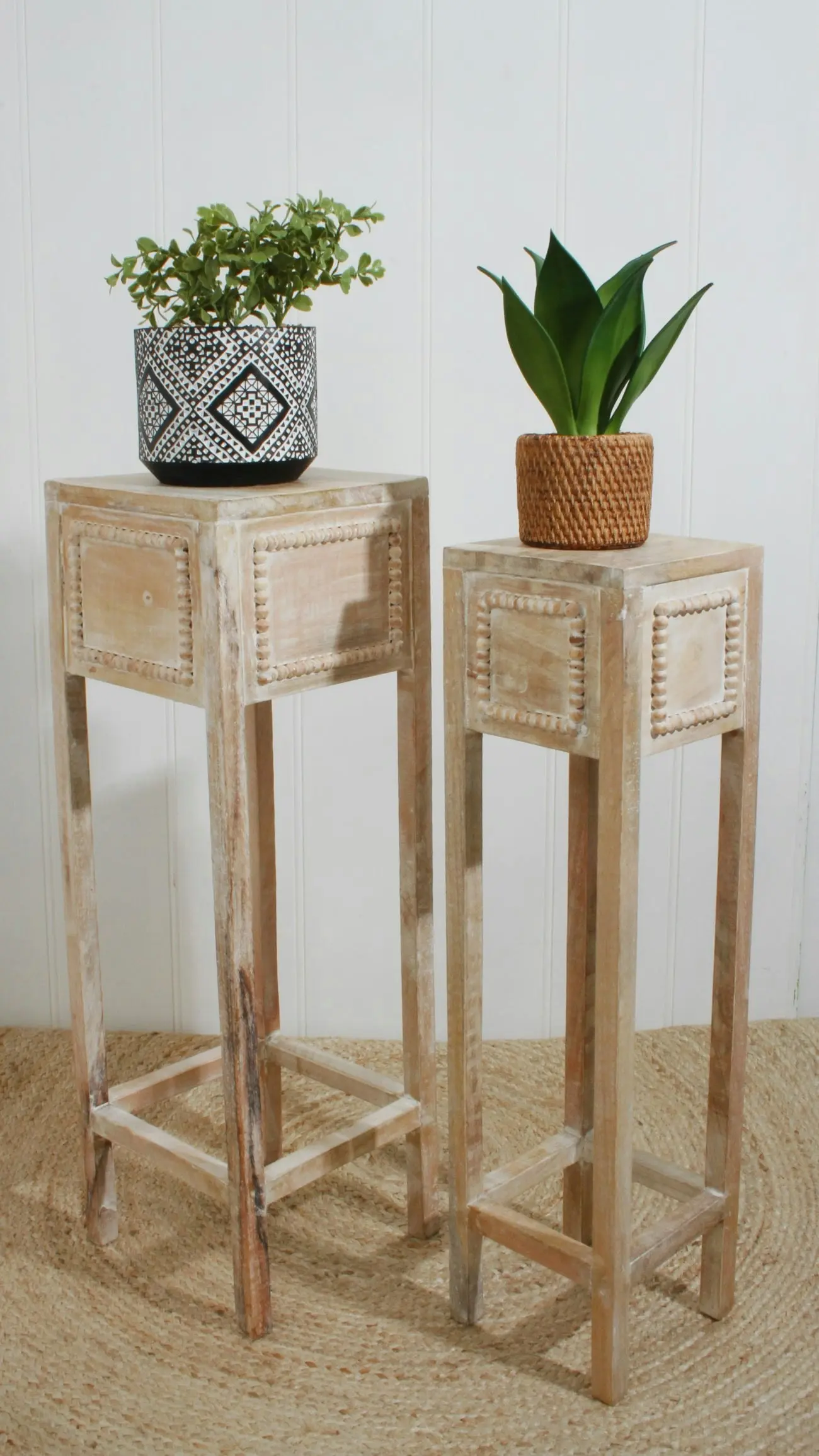 Bryony Mango Plant Stand - Set Of 2