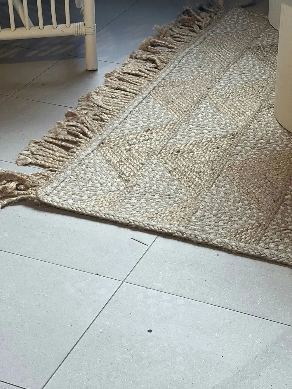 Laaj Jute Cotton Braided Rug 200 x 80cm