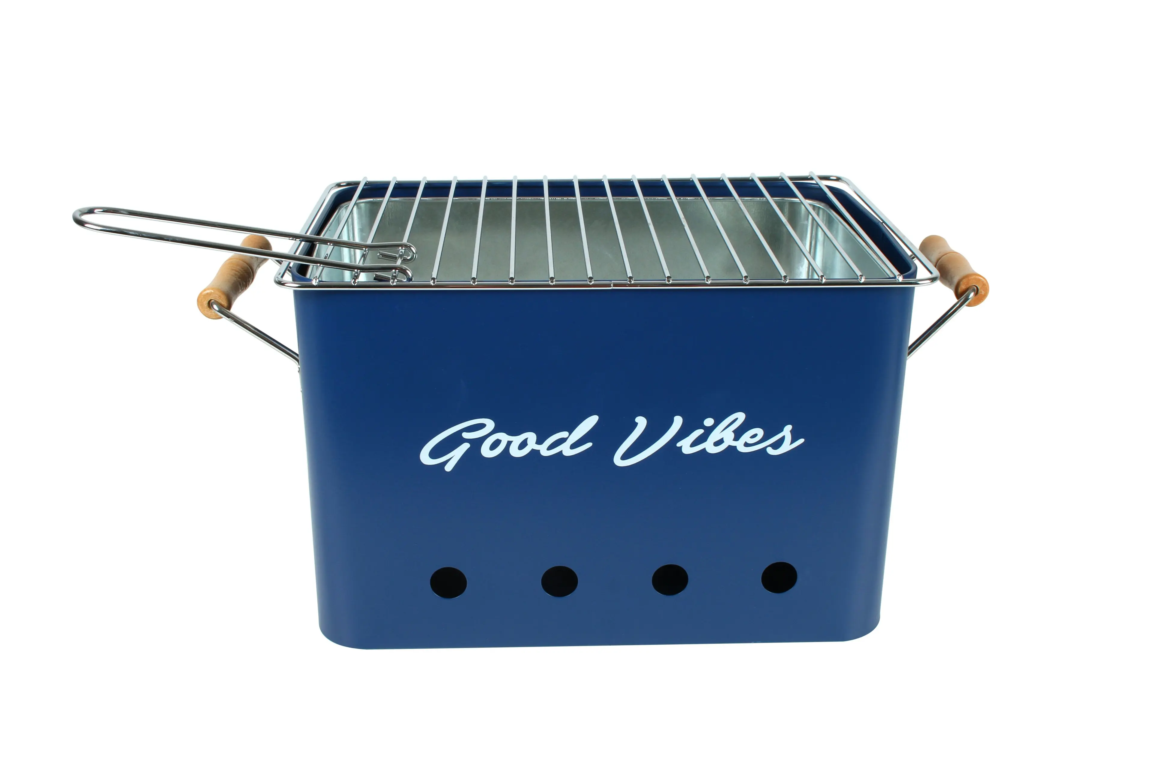 Portable Charcoal BBQ - Navy