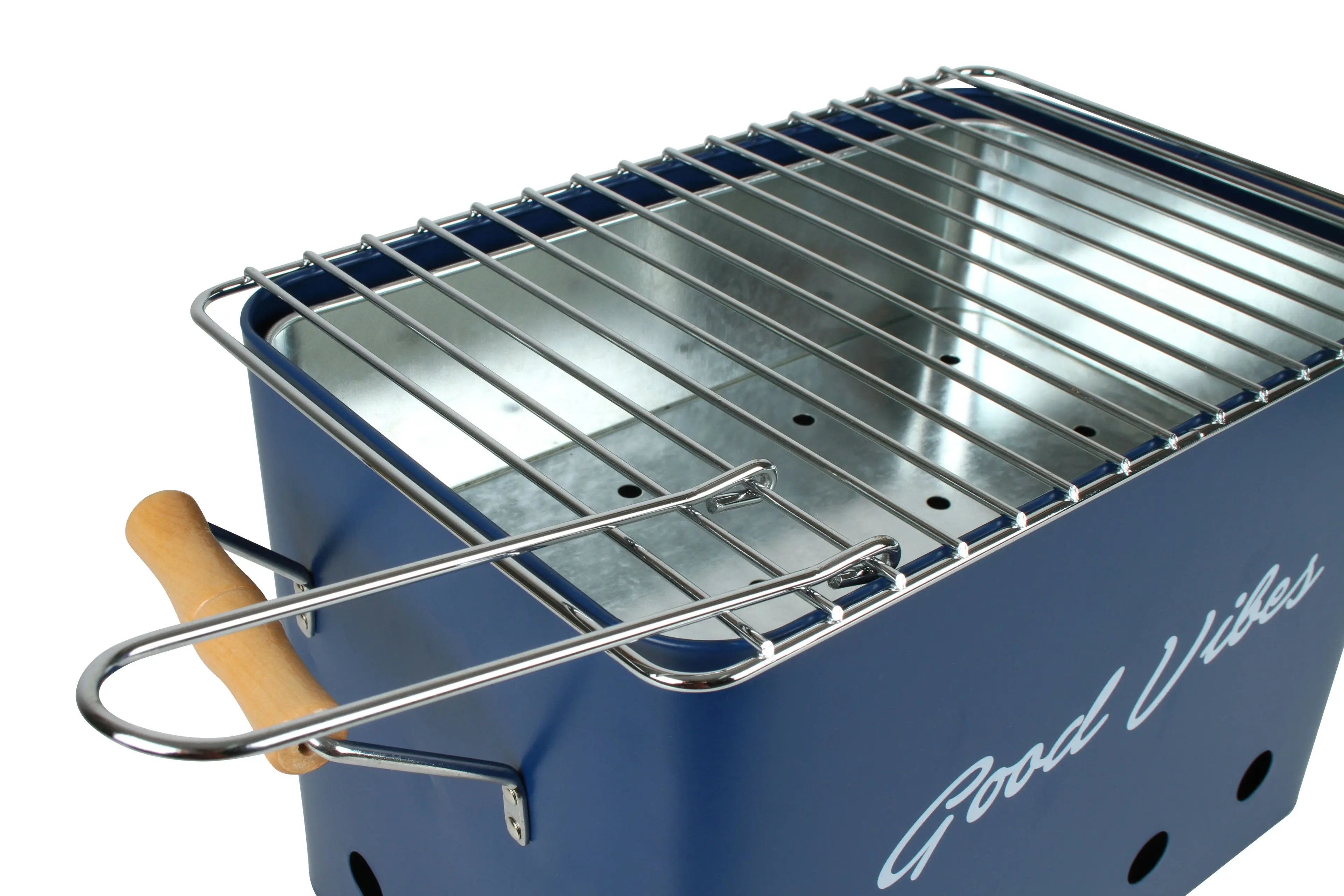 Portable Charcoal BBQ - Navy