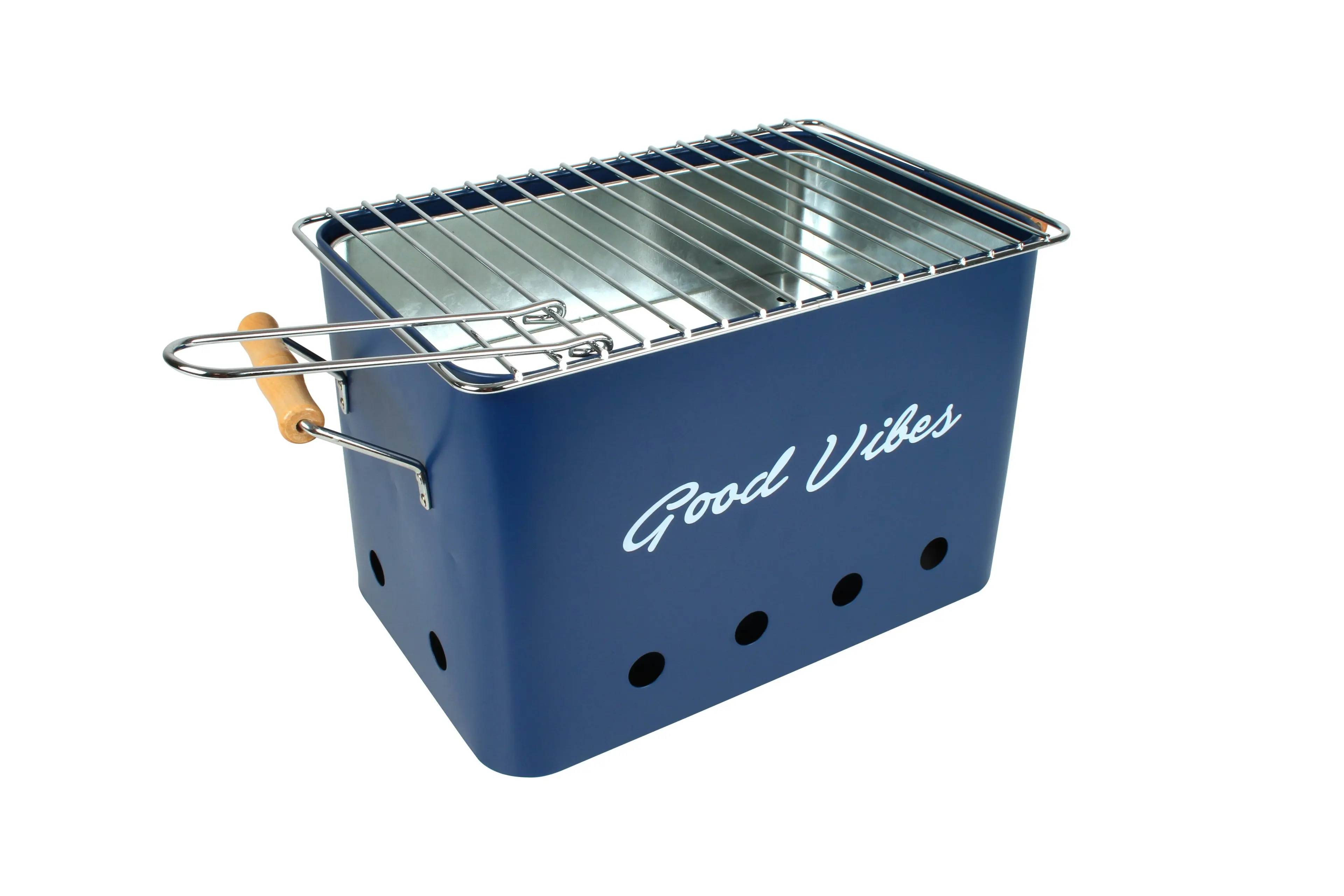 Portable Charcoal BBQ - Navy