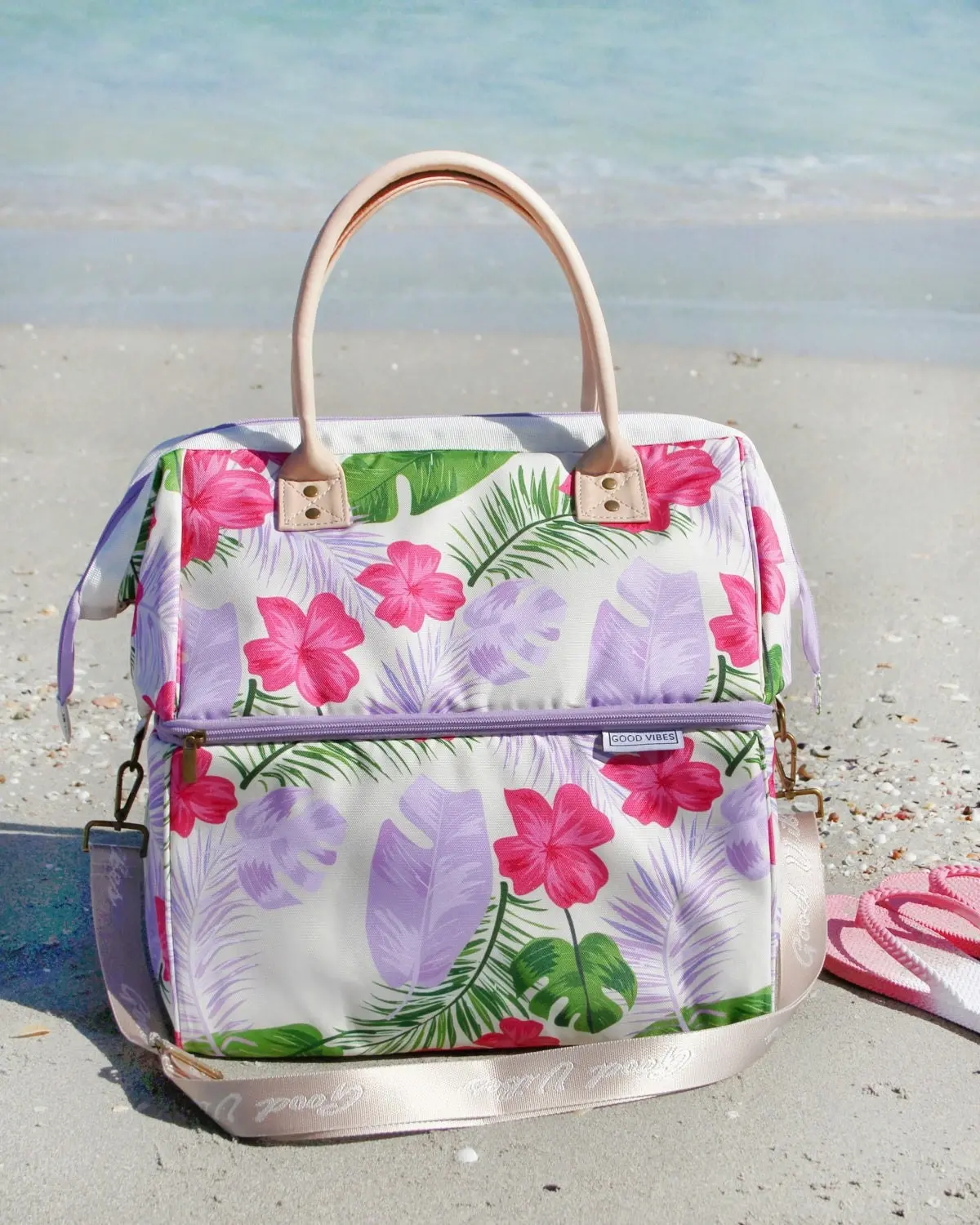 Insulated Cooler Bag (44 x 40 x 25cm) - Hawaiian Shore