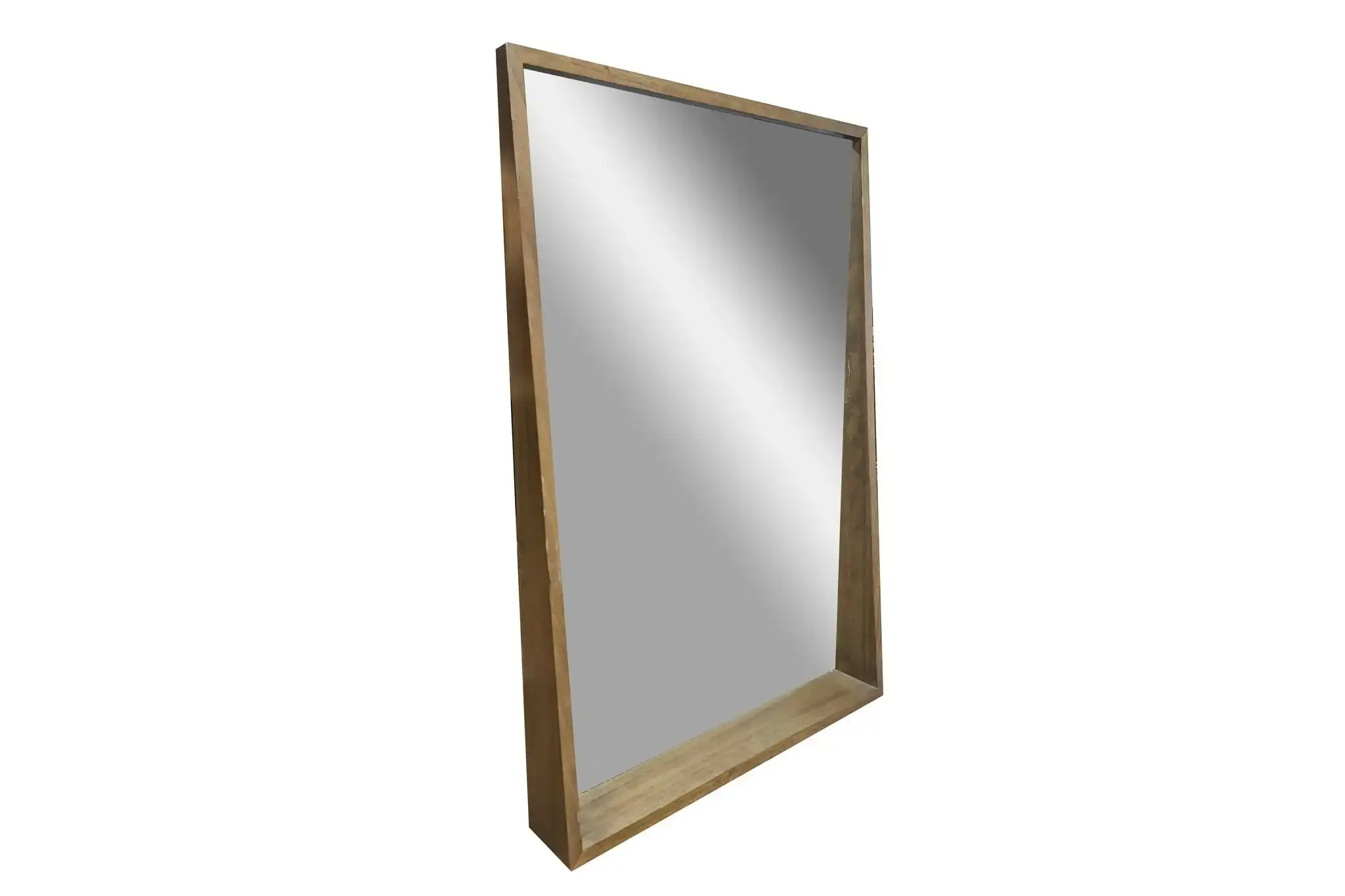 Mossman Wall Mirror With Shelf Veneered 92 x 61 x 10cm