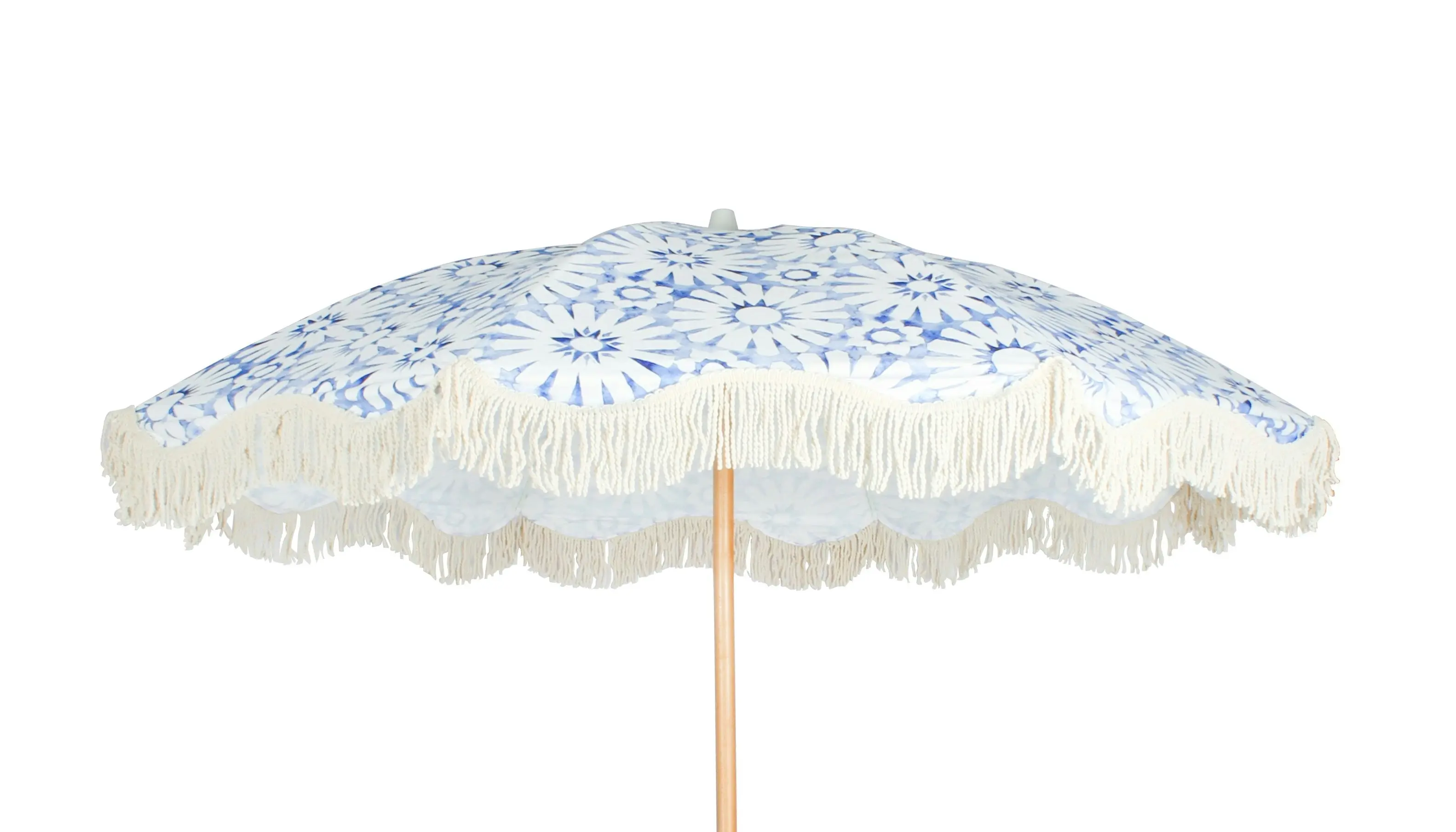 Luxe Canvas Beach Umbrella 2M - Indigo Waters