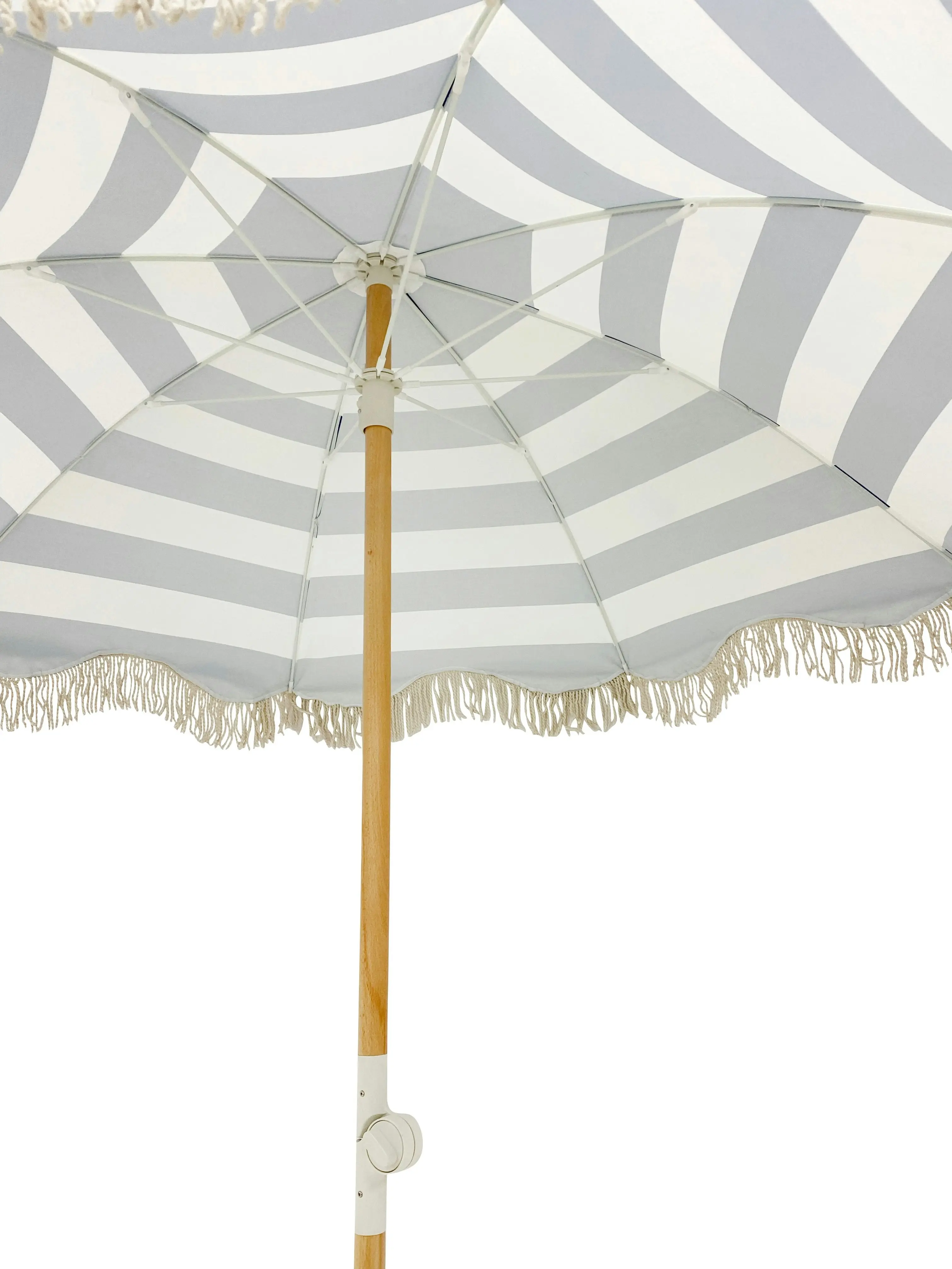 Luxe Canvas Beach Umbrella 2M - Hamptons Navy