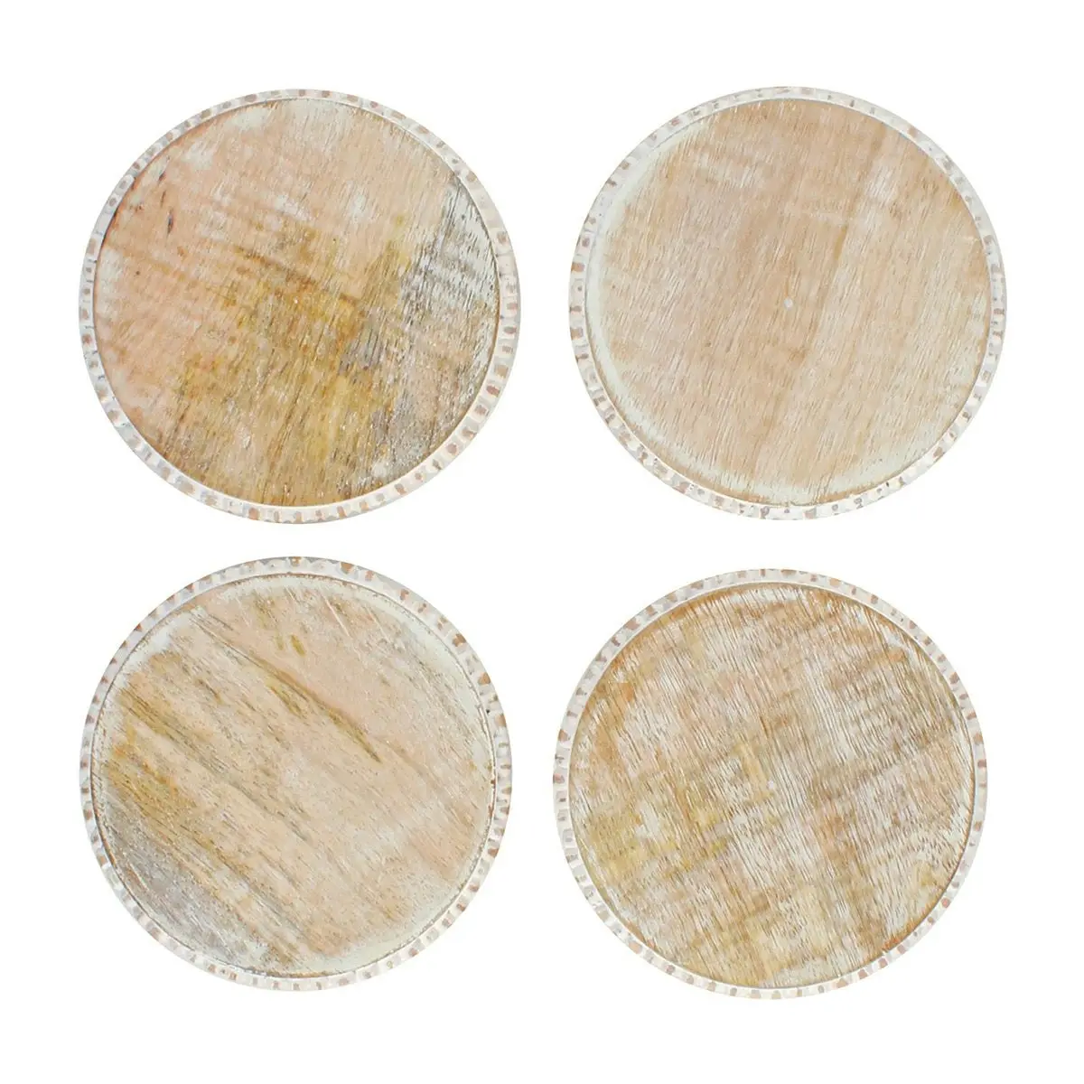 Bryony Mango Wood Coasters Set Of 4