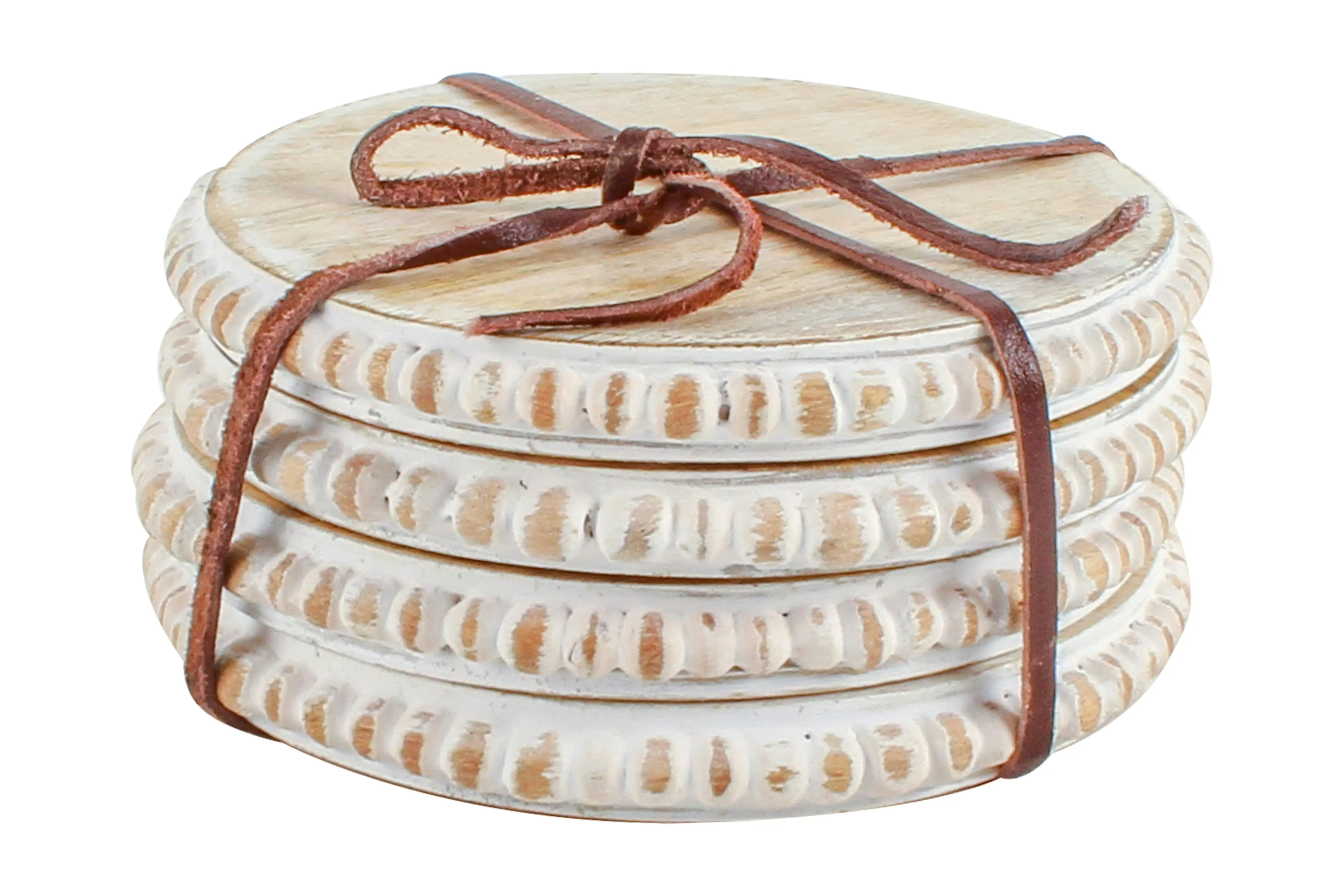 Bryony Mango Wood Coasters Set Of 4