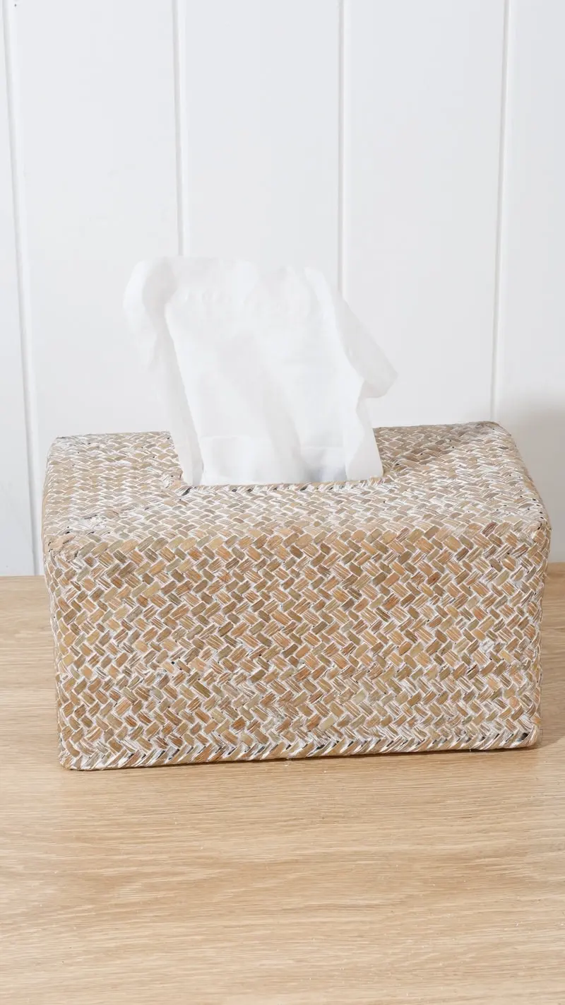 Haven Rectangle Tissue Box Holder  26 x 15 x 10cm