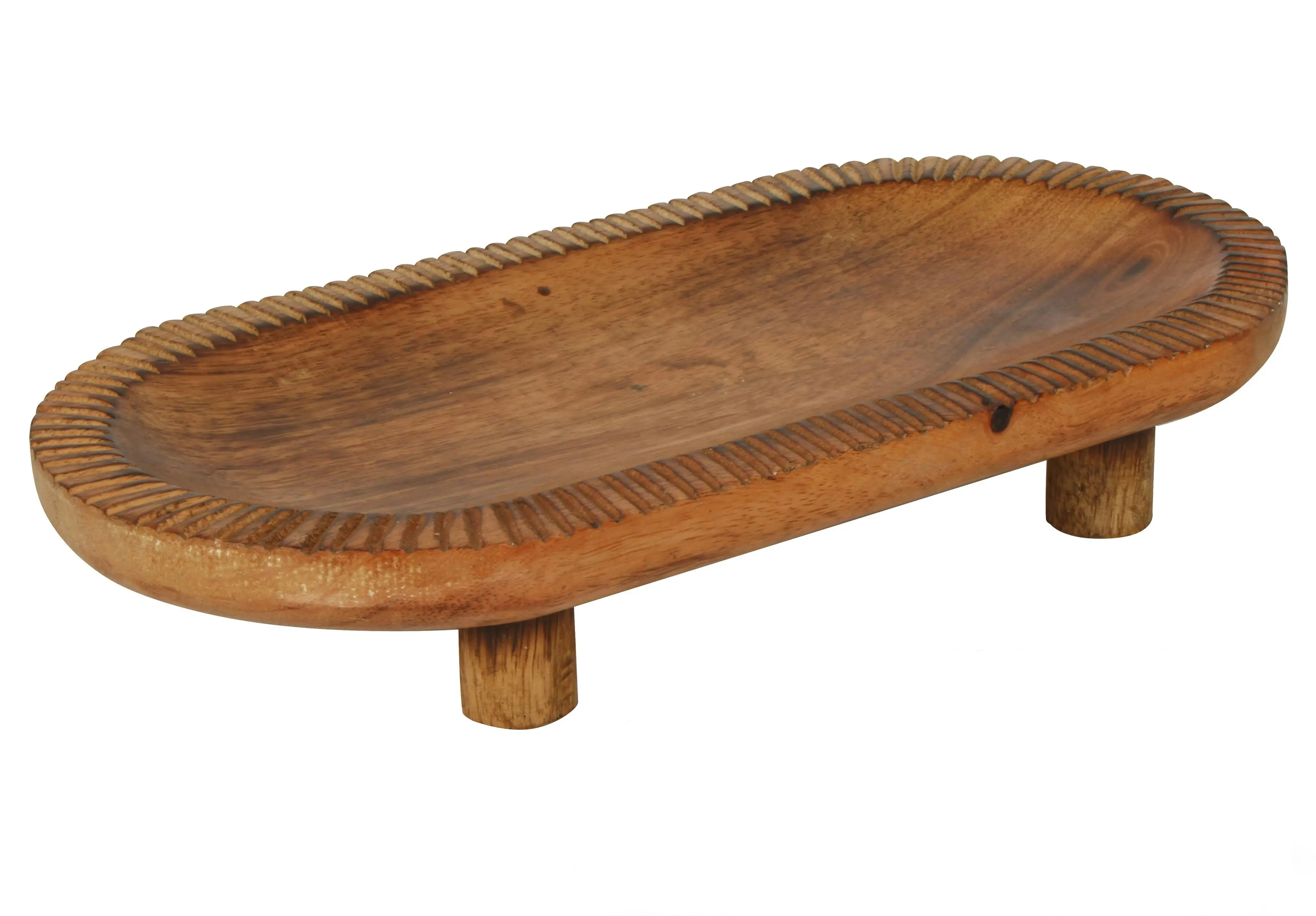 Isole Mango Wood Tray With Legs