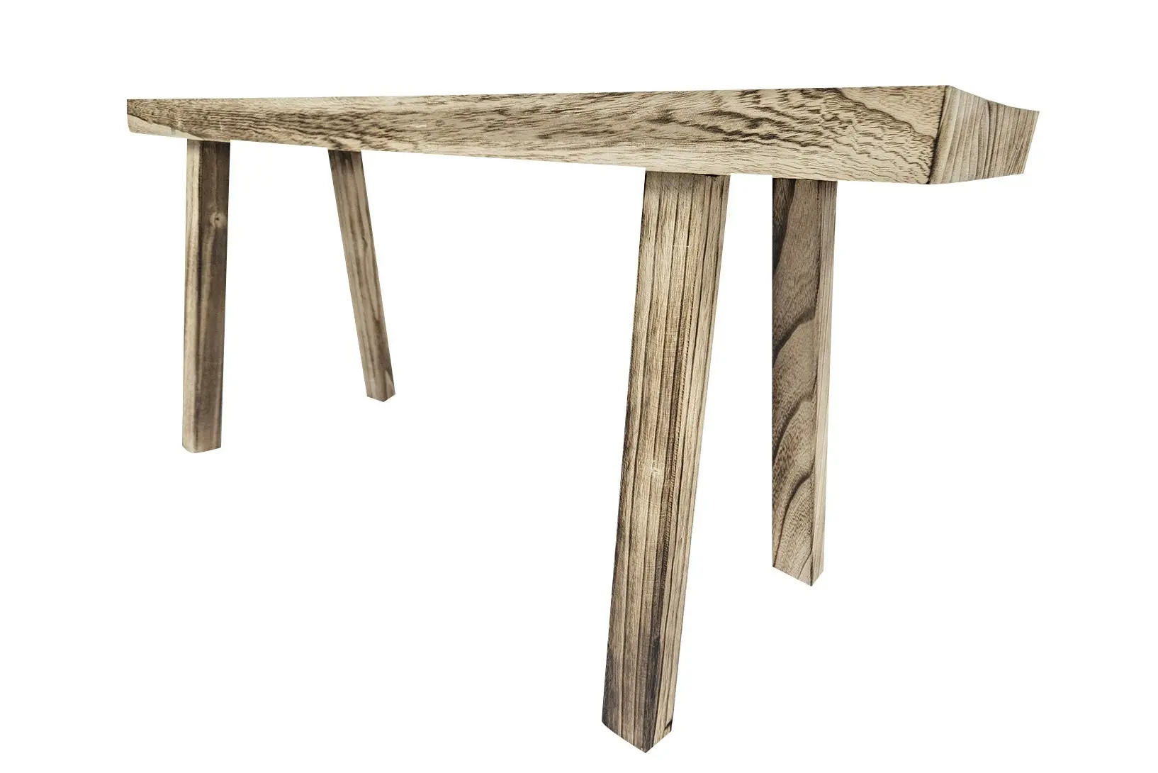 Natural Colour, Wood, Console Bench, 110 x 50 x 28cm