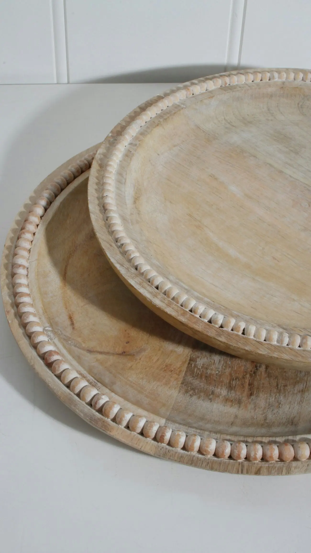 Bryony Mango Wood Round Plate