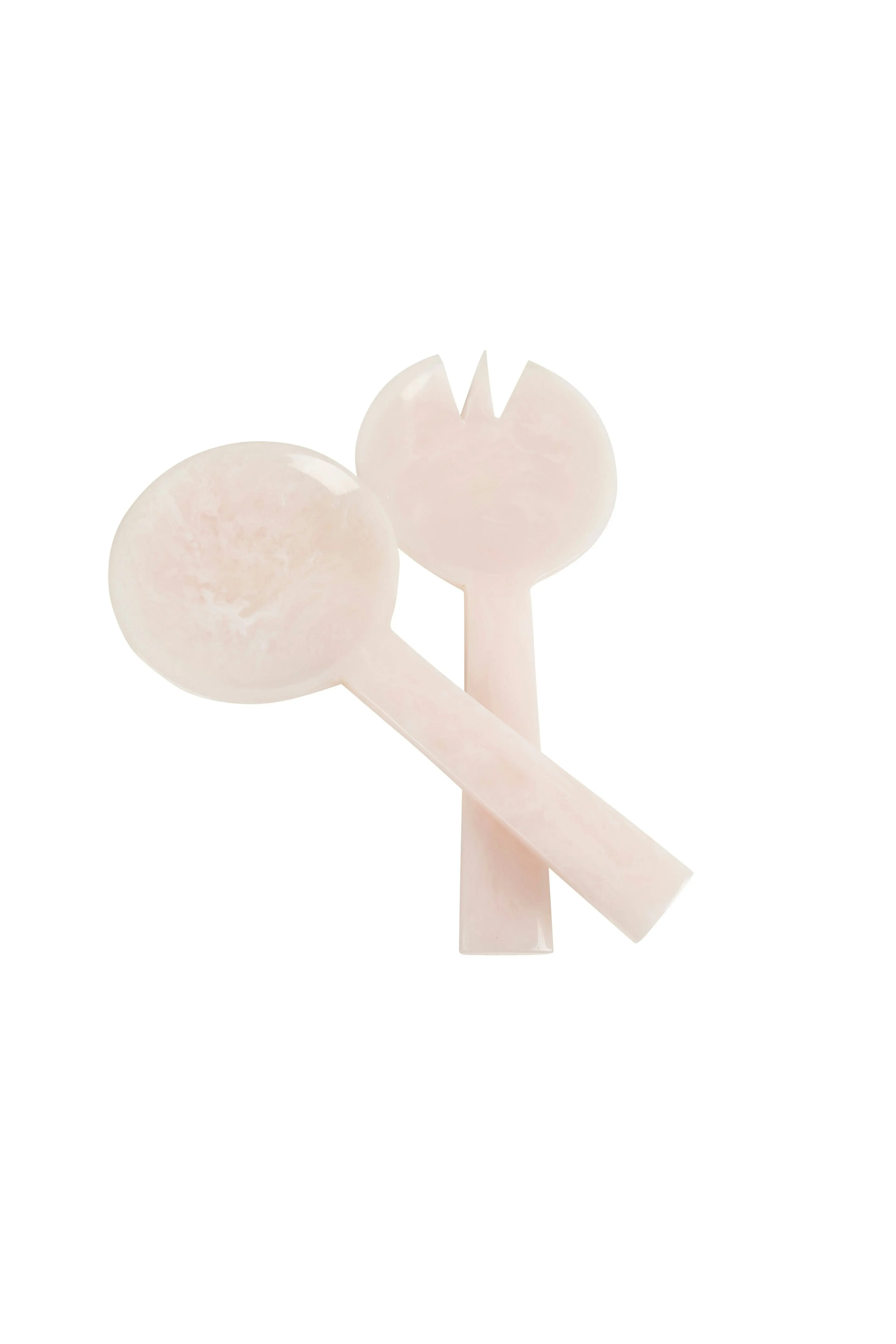 Ophelia Salad Servers Resin Pearl 2Pk