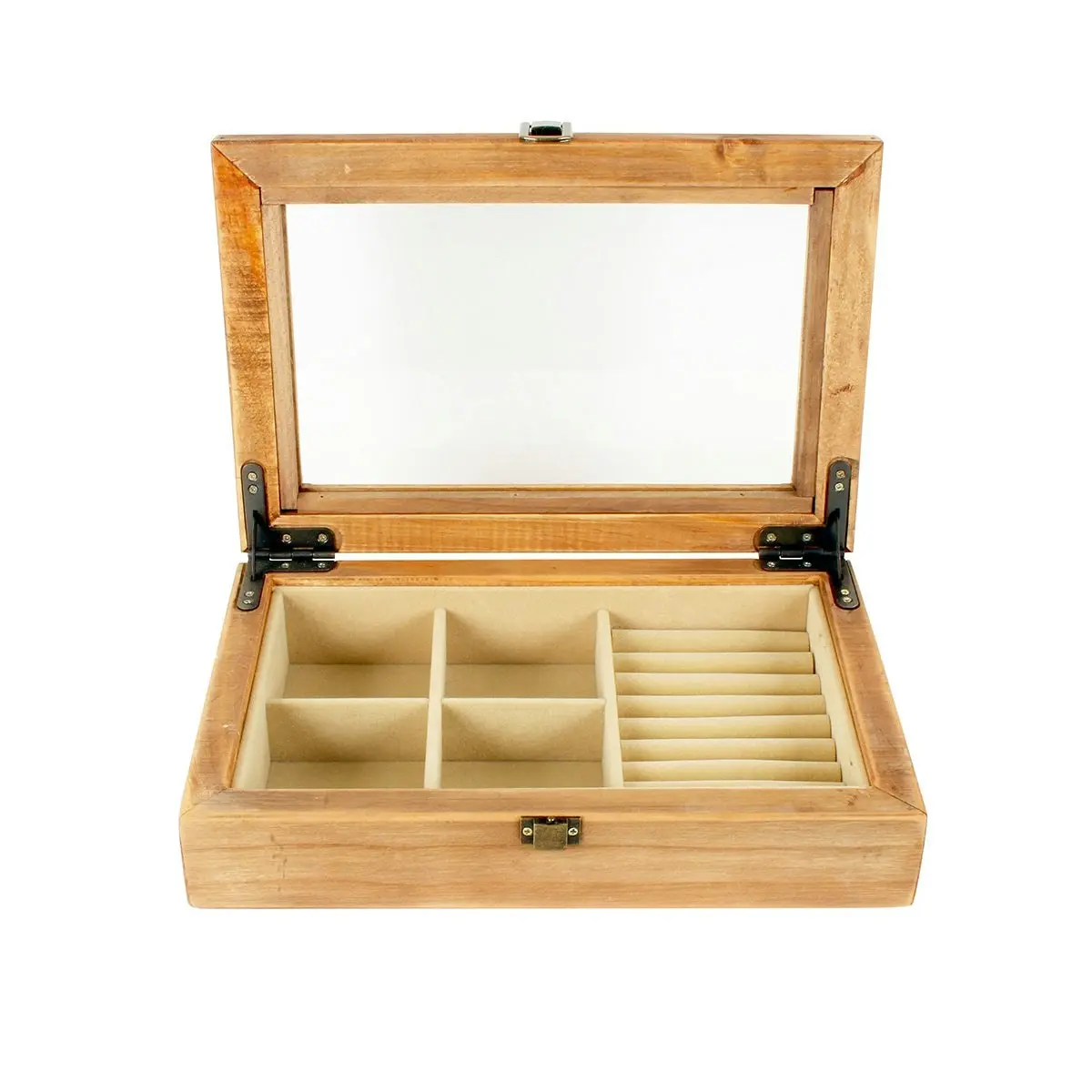 Hila Pine Jewellery Box With Insert