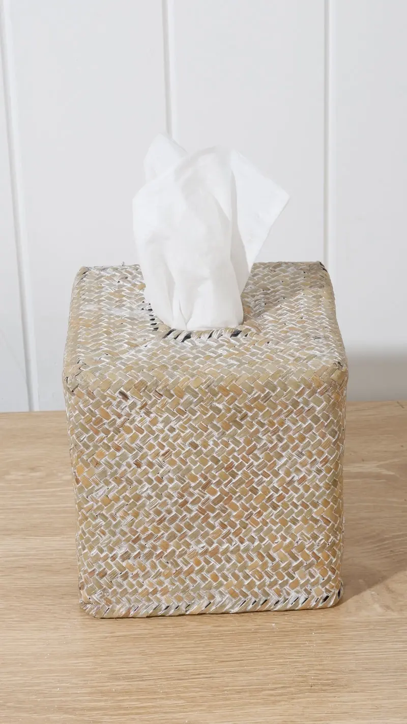 Haven Tissue Box Holder Square 14 x 14 x 14cm