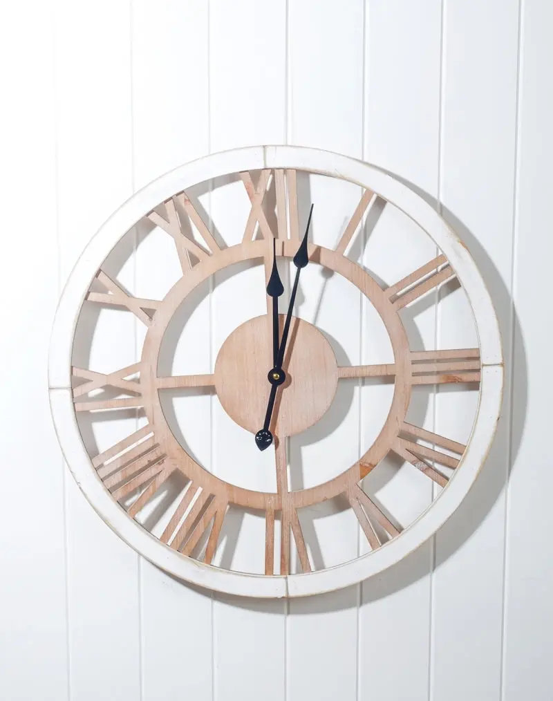 Elijah Roman Numeral Wall Clock  60 x 60 x 4.5cm