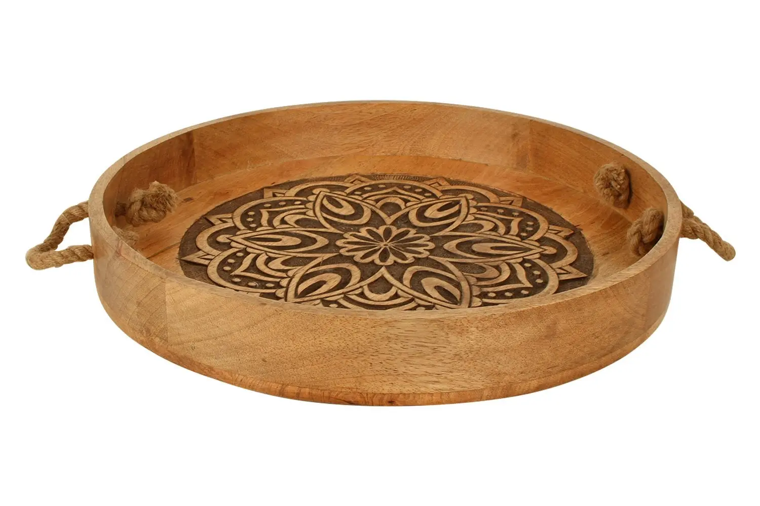 Harmony Mango Wood Round Tray