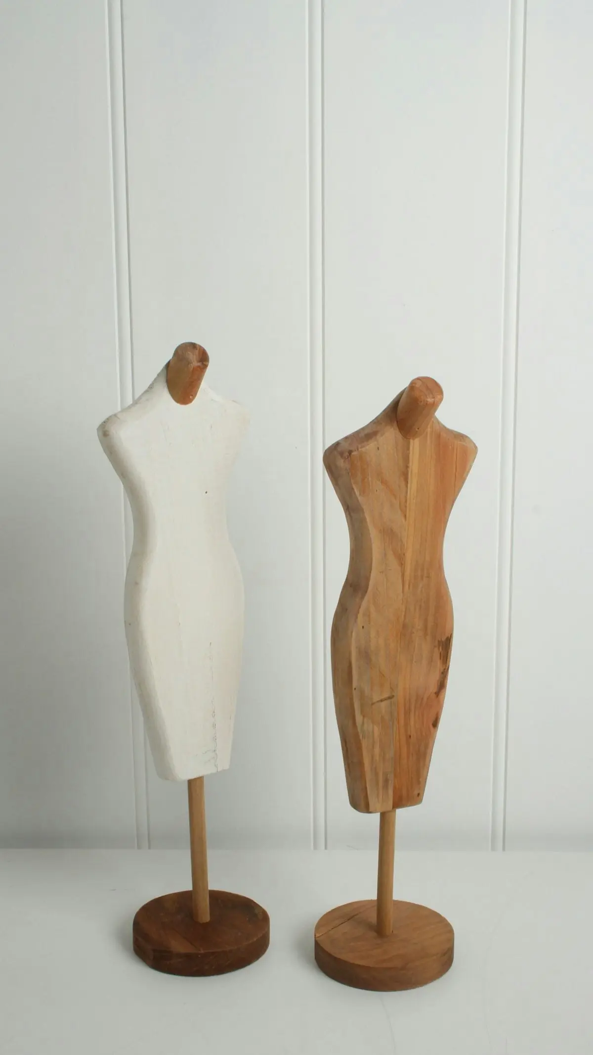 Calix Natural Wood Mannequin Jewellery Holder 43 x 11 x 10 cm