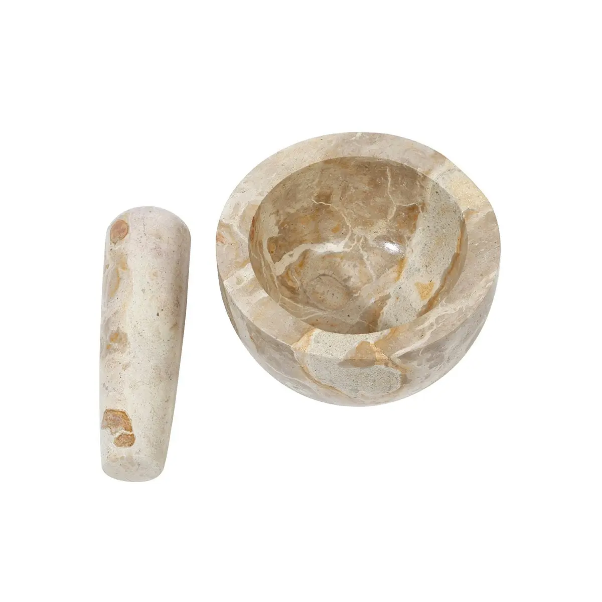 Lilet Marble Mortar & Pestle