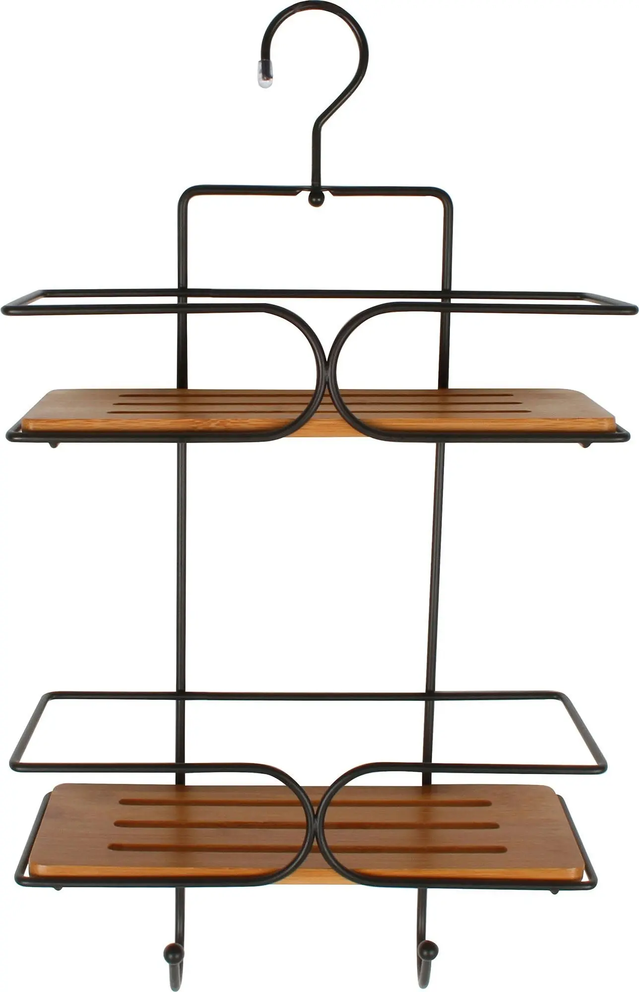 Bamboo Shower Caddy Matte Black