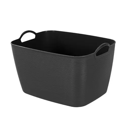 3x Boxsweden Decor Flexible 20L Storage Basket Home Organiser w/Handles Asst