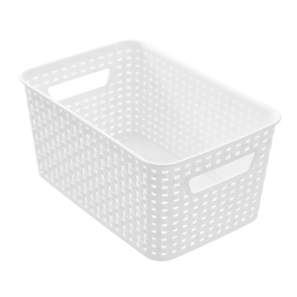 6x Boxsweden Woven Storage/Container Basket Organiser 28x18.5x13cm BPA Free Ast