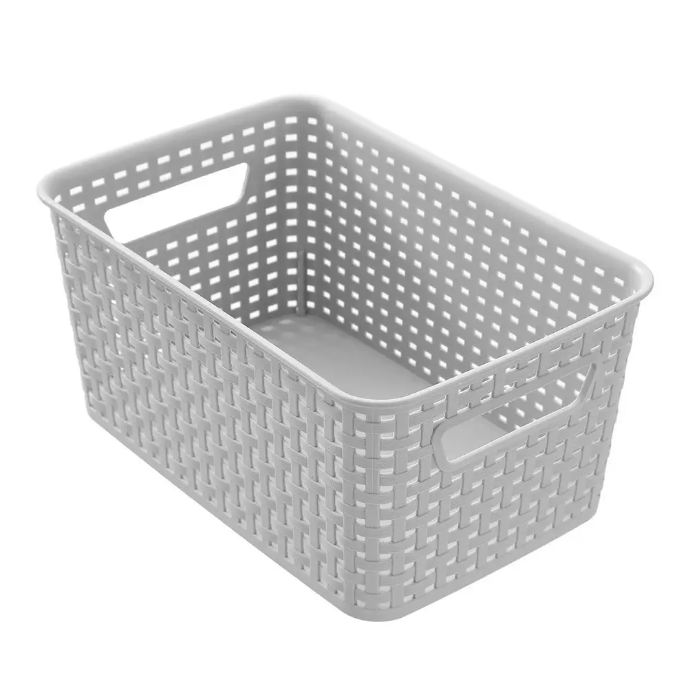 6x Boxsweden Woven Storage/Container Basket Organiser 28x18.5x13cm BPA Free Ast