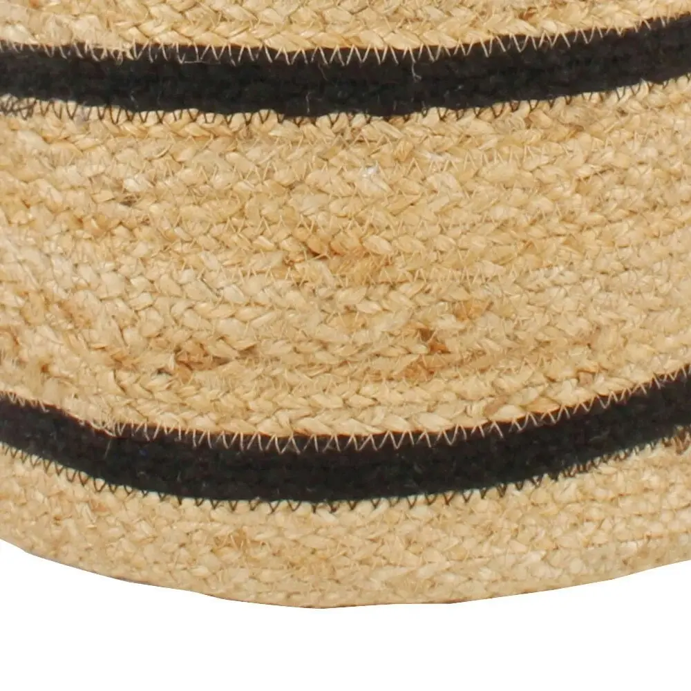 3pc Maine & Crawford Ovela Striped Jute 25/30/35cm Basket Storage Set Natural